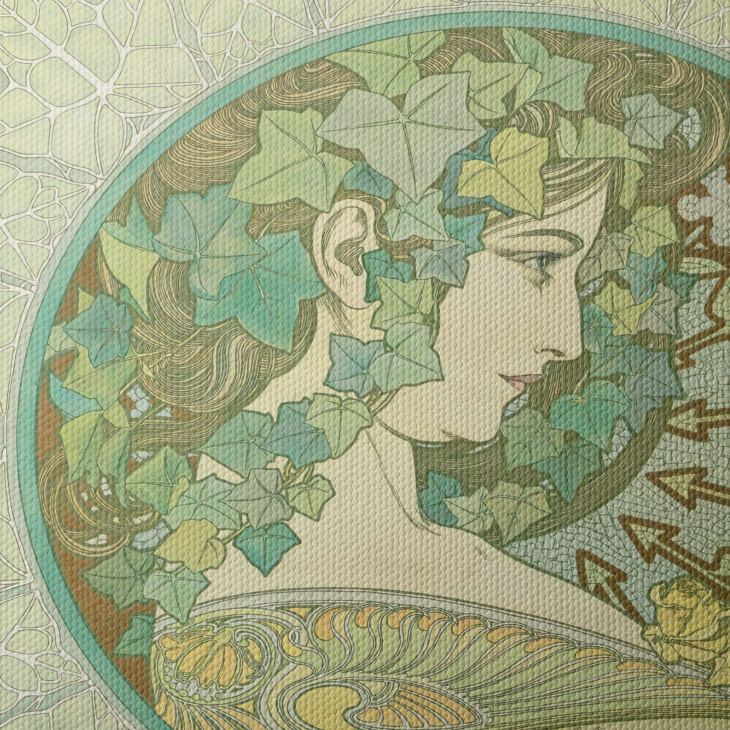 Alphonse Mucha Vintage Art Nouveau Piece - Image 4