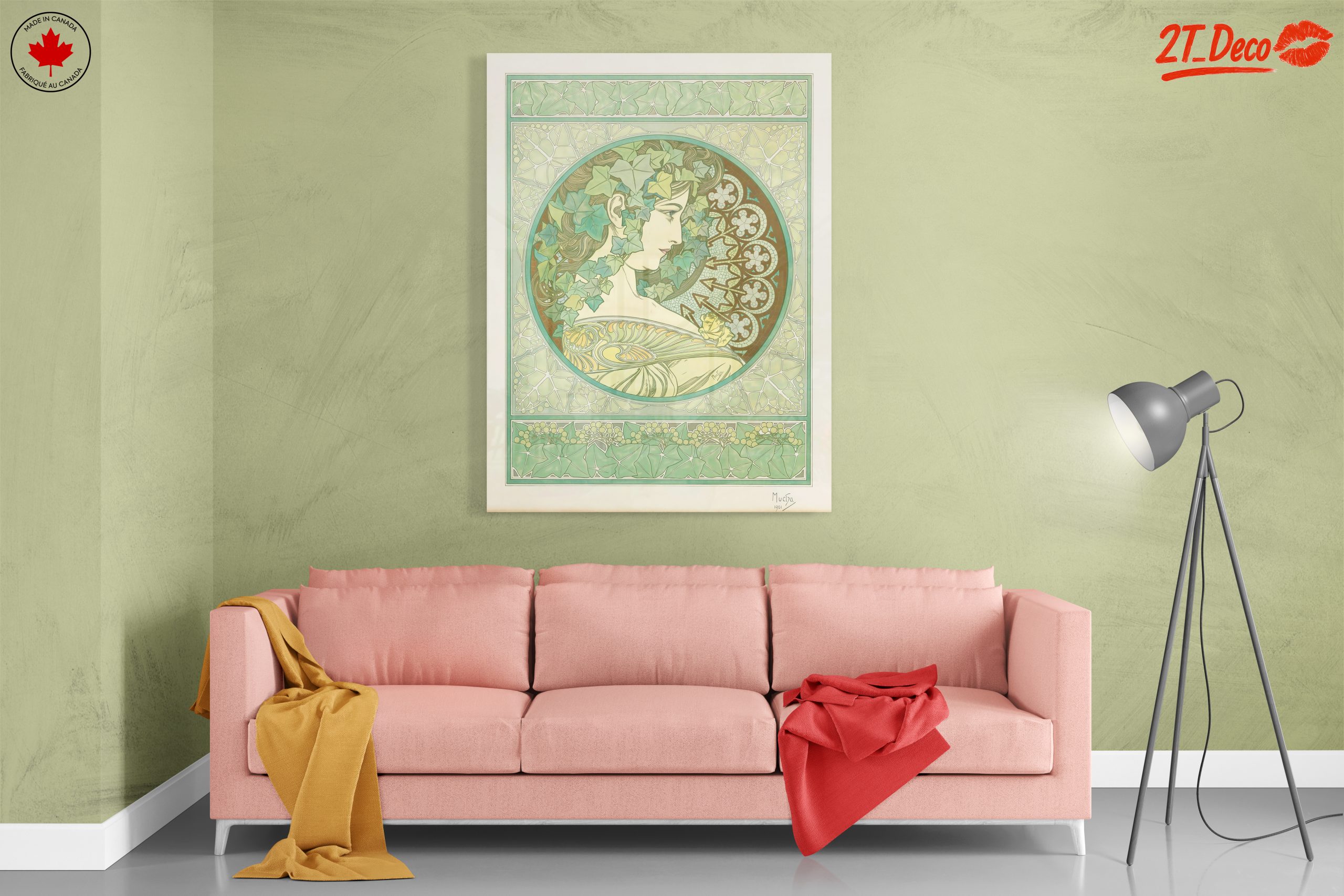 Alphonse Mucha Vintage Art Nouveau Piece - Image 7