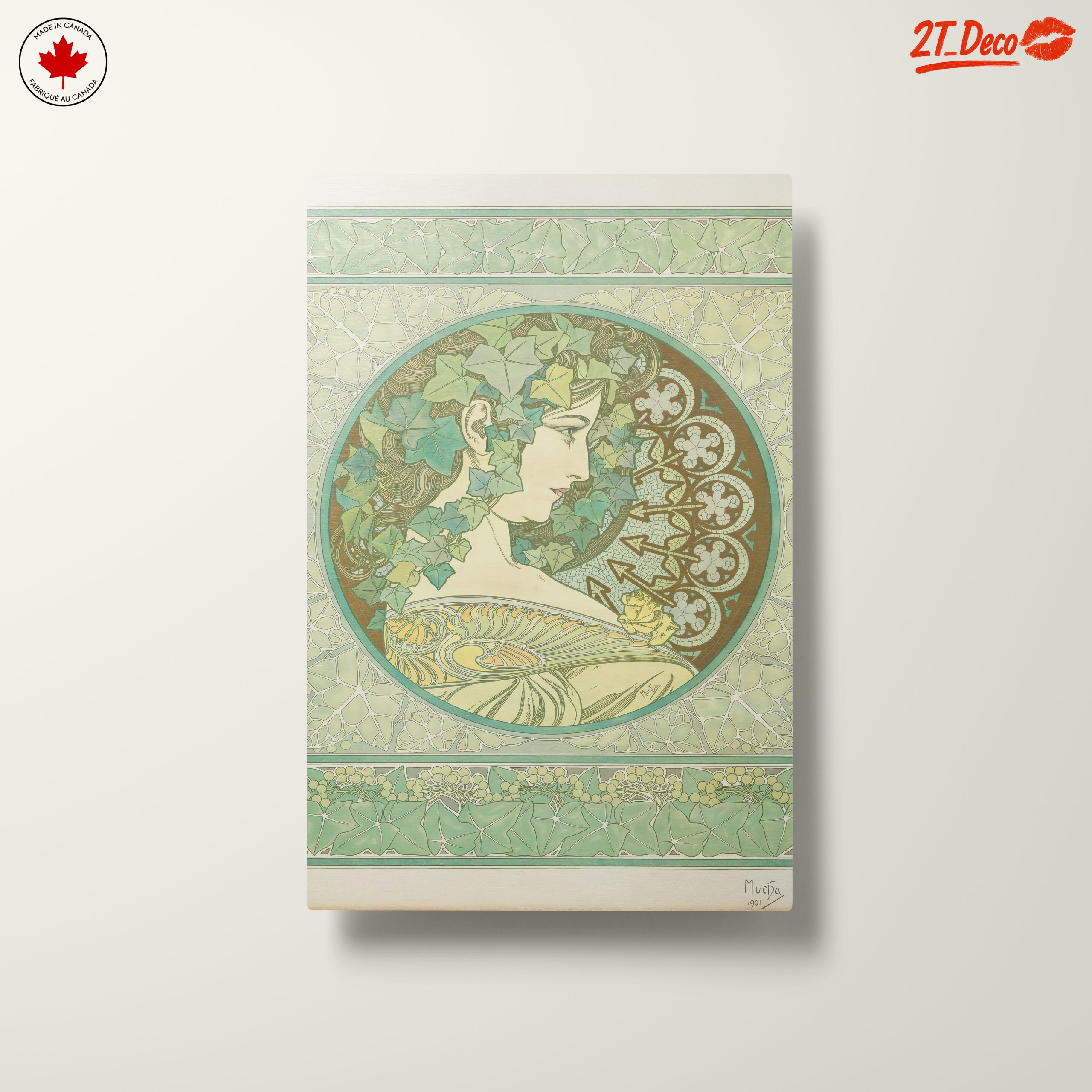 Alphonse Mucha Vintage Art Nouveau Piece - Image 10