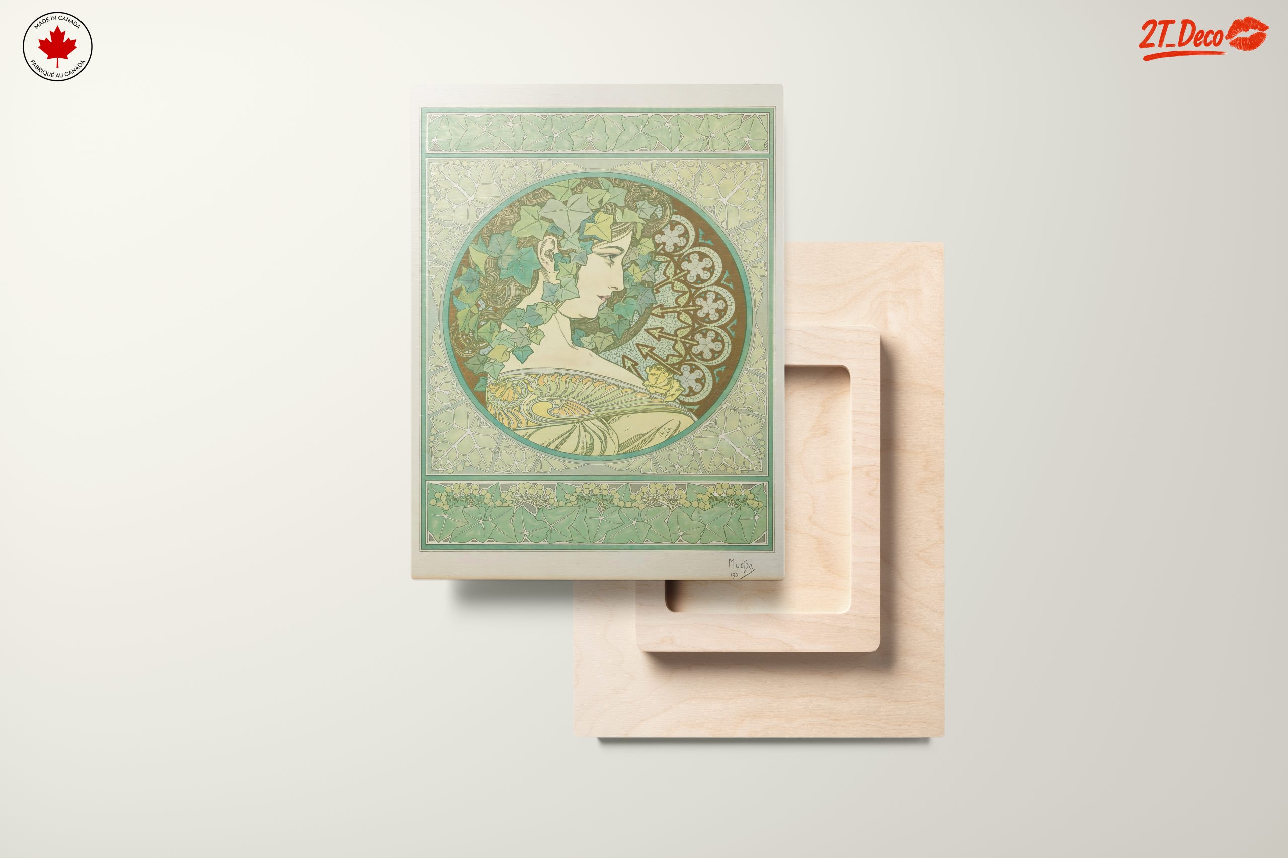 Alphonse Mucha Vintage Art Nouveau Piece - Image 11