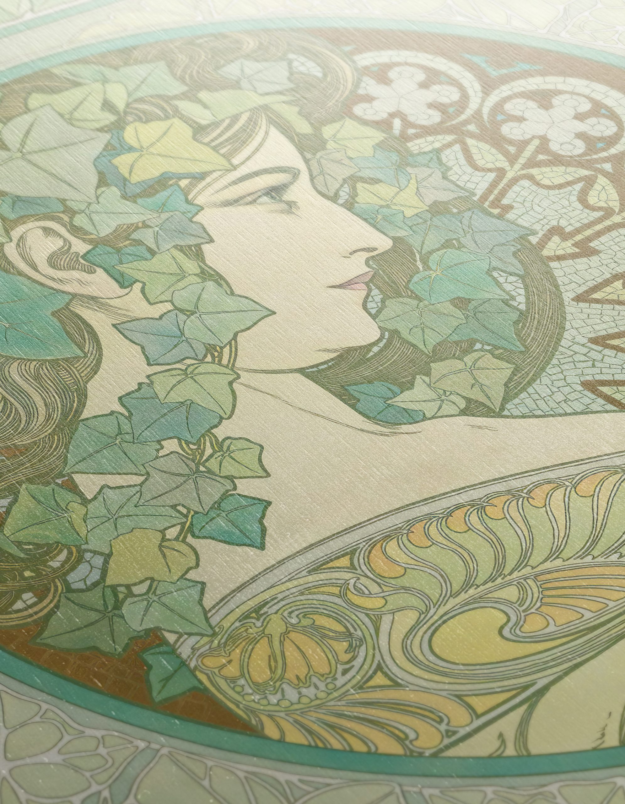 Alphonse Mucha Vintage Art Nouveau Piece - Image 12