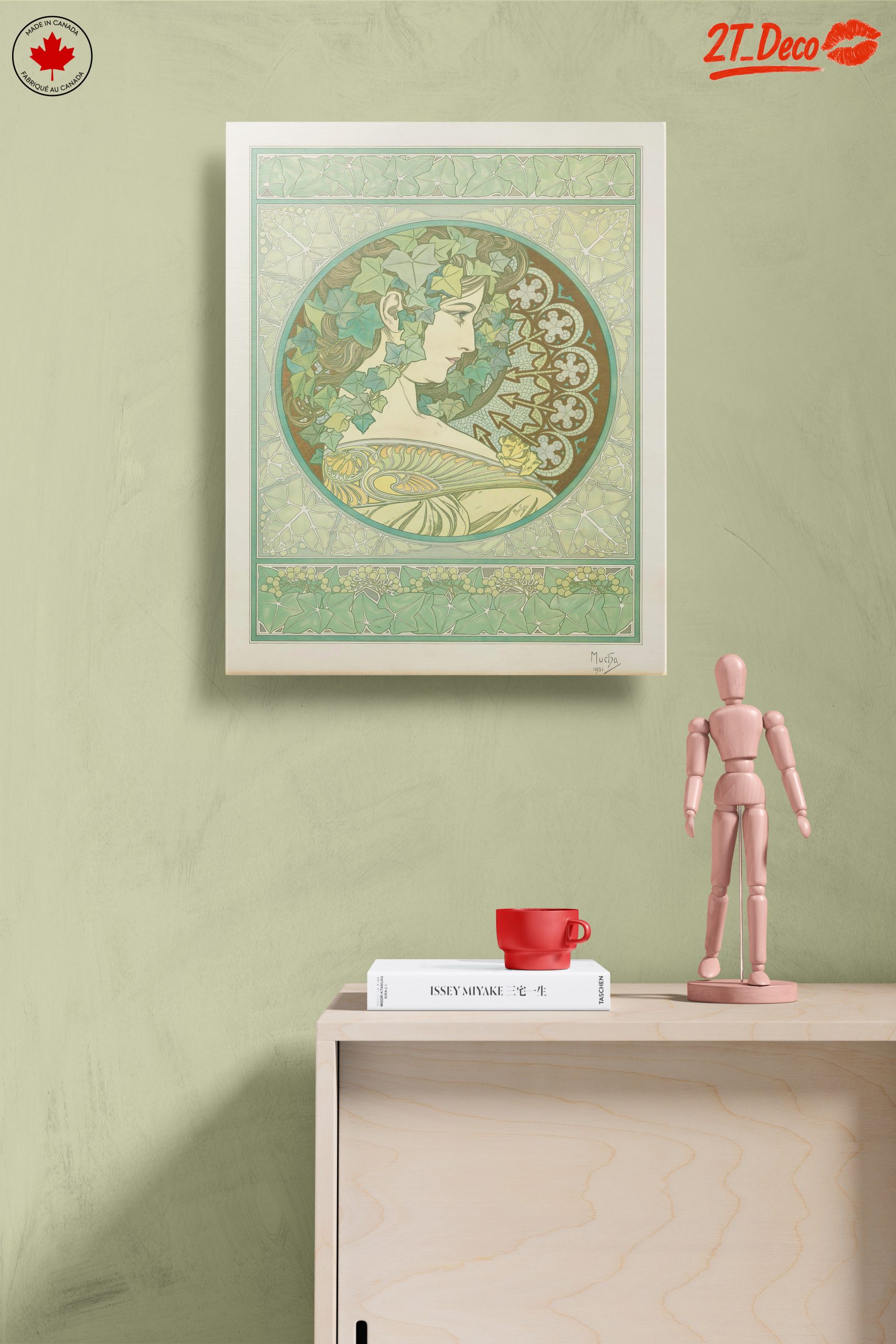 Alphonse Mucha Vintage Art Nouveau Piece - Image 14