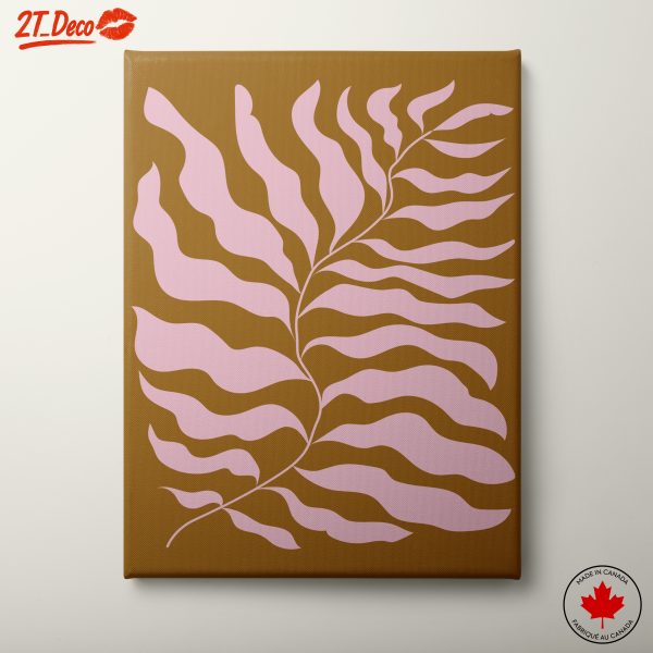 Stylized Botanical Leaf Art 4