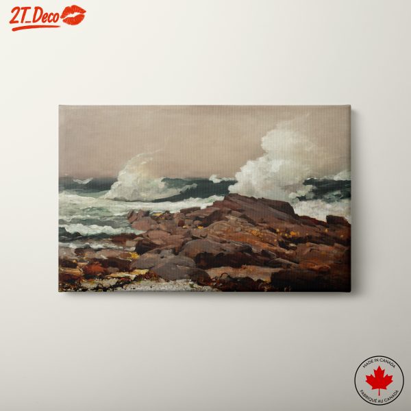 Dynamic Abstract Marine Waves Art
