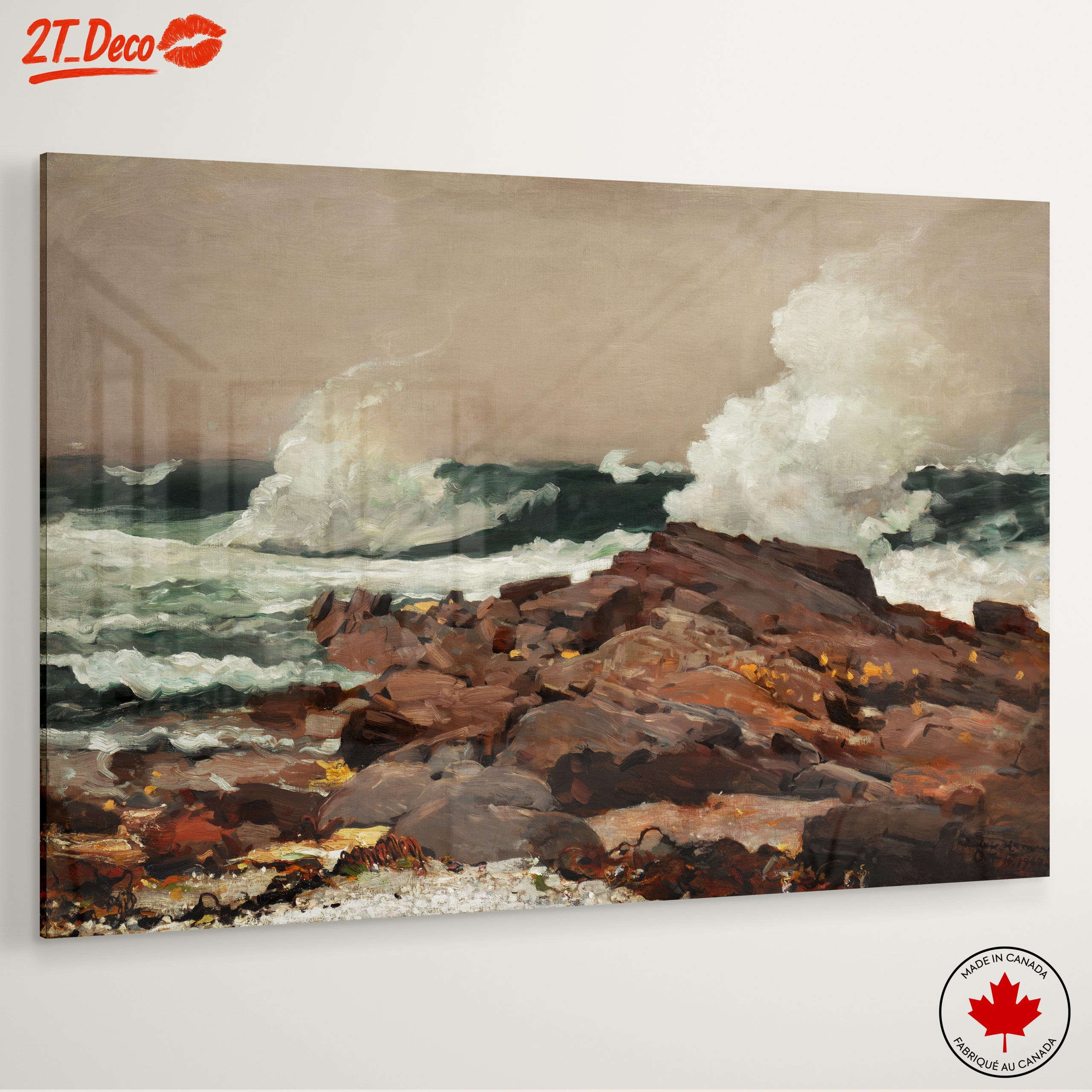 Dynamic Abstract Marine Waves Art - Image 6