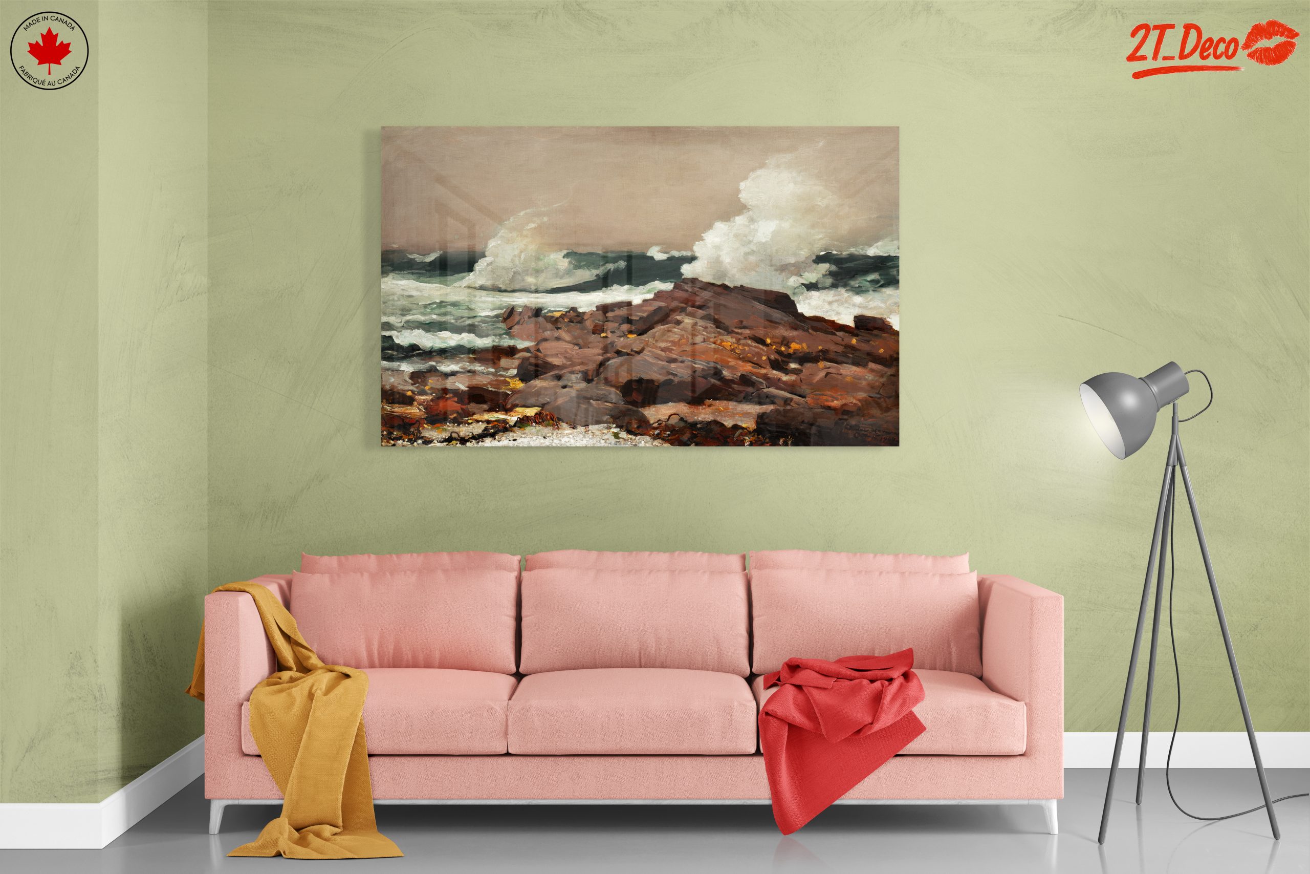 Dynamic Abstract Marine Waves Art - Image 7