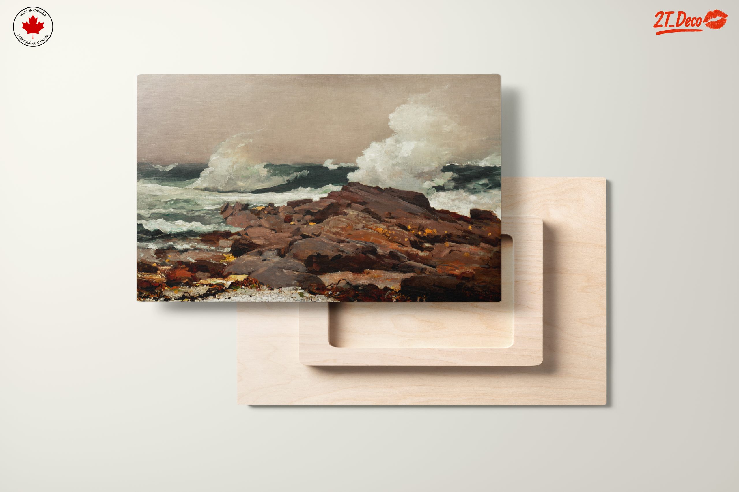 Dynamic Abstract Marine Waves Art - Image 11