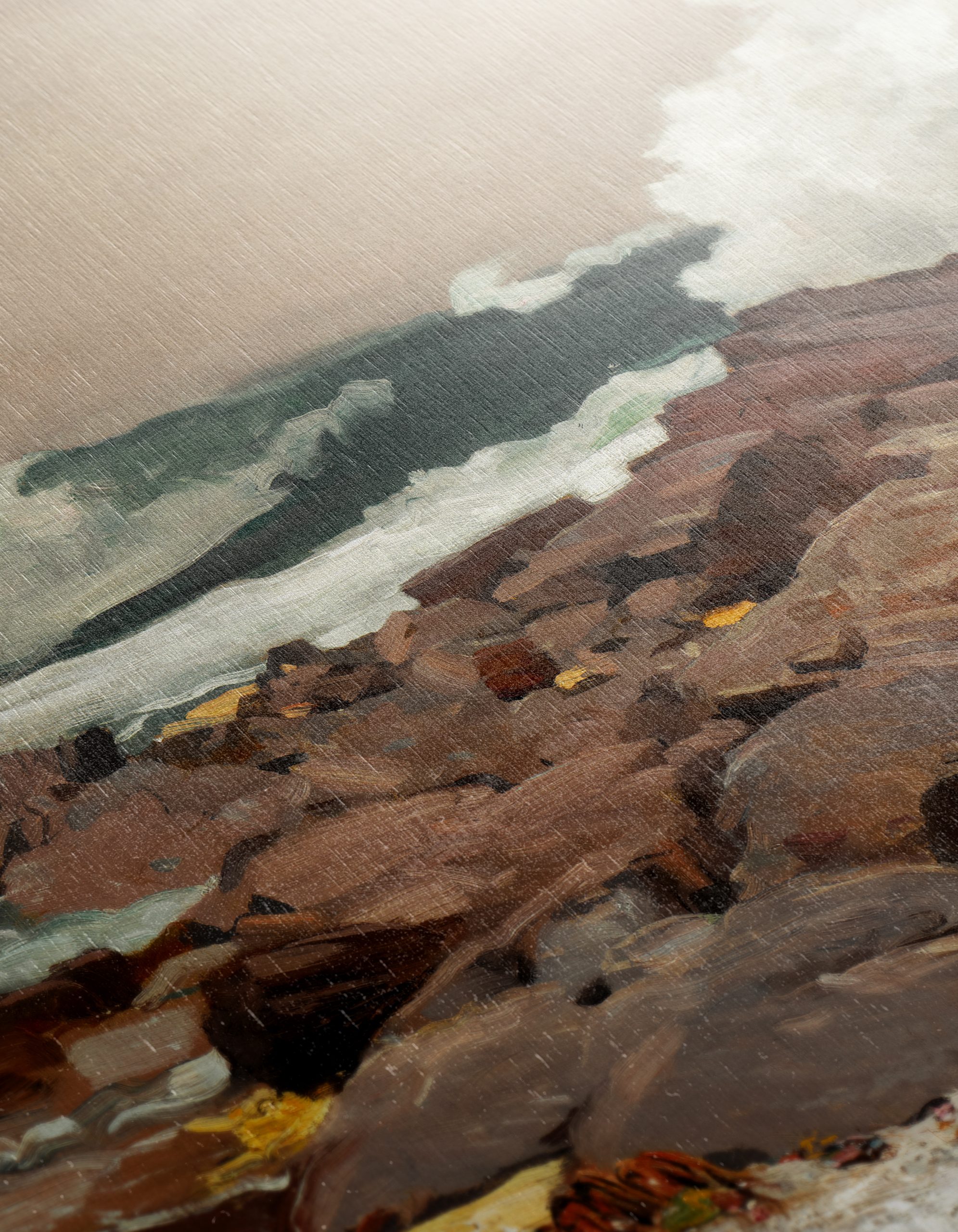 Dynamic Abstract Marine Waves Art - Image 12