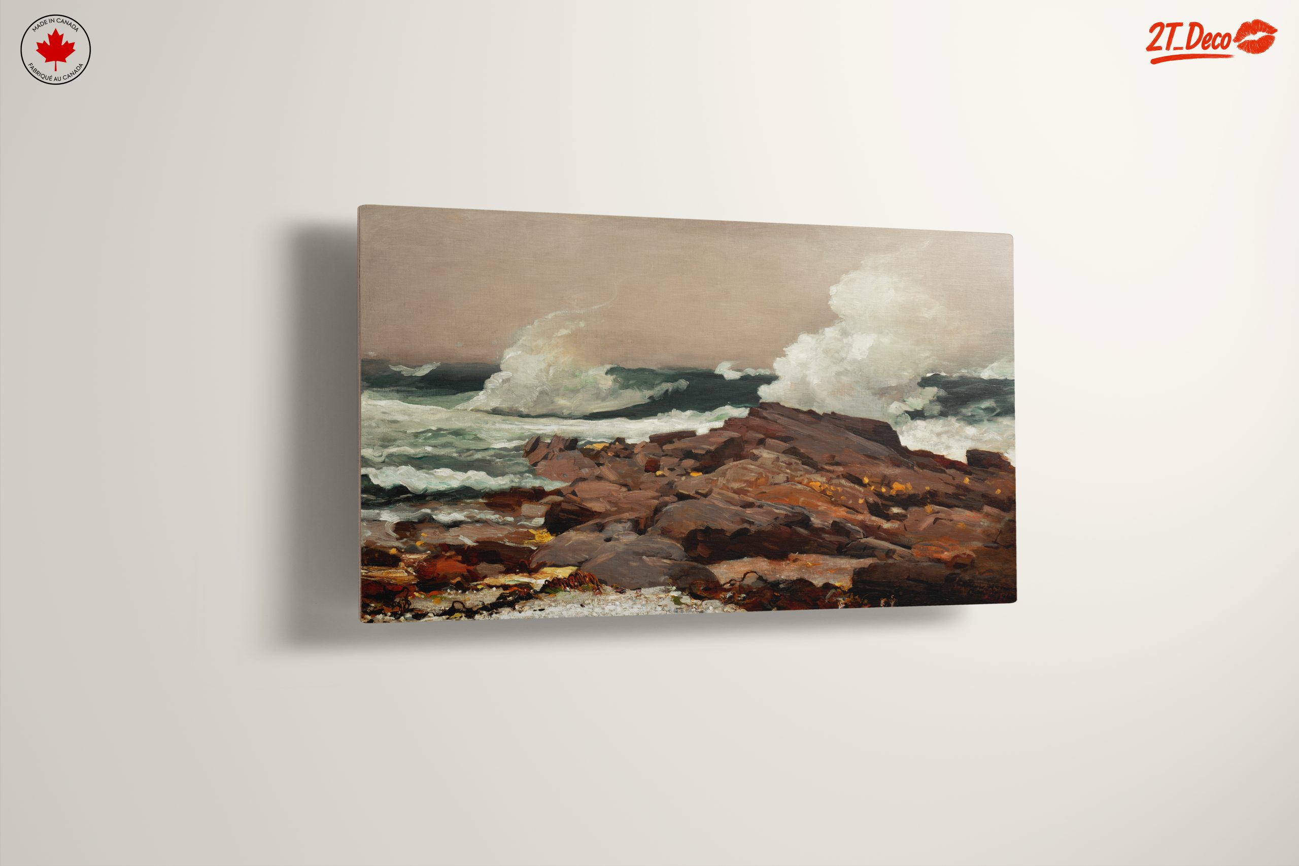 Dynamic Abstract Marine Waves Art - Image 13