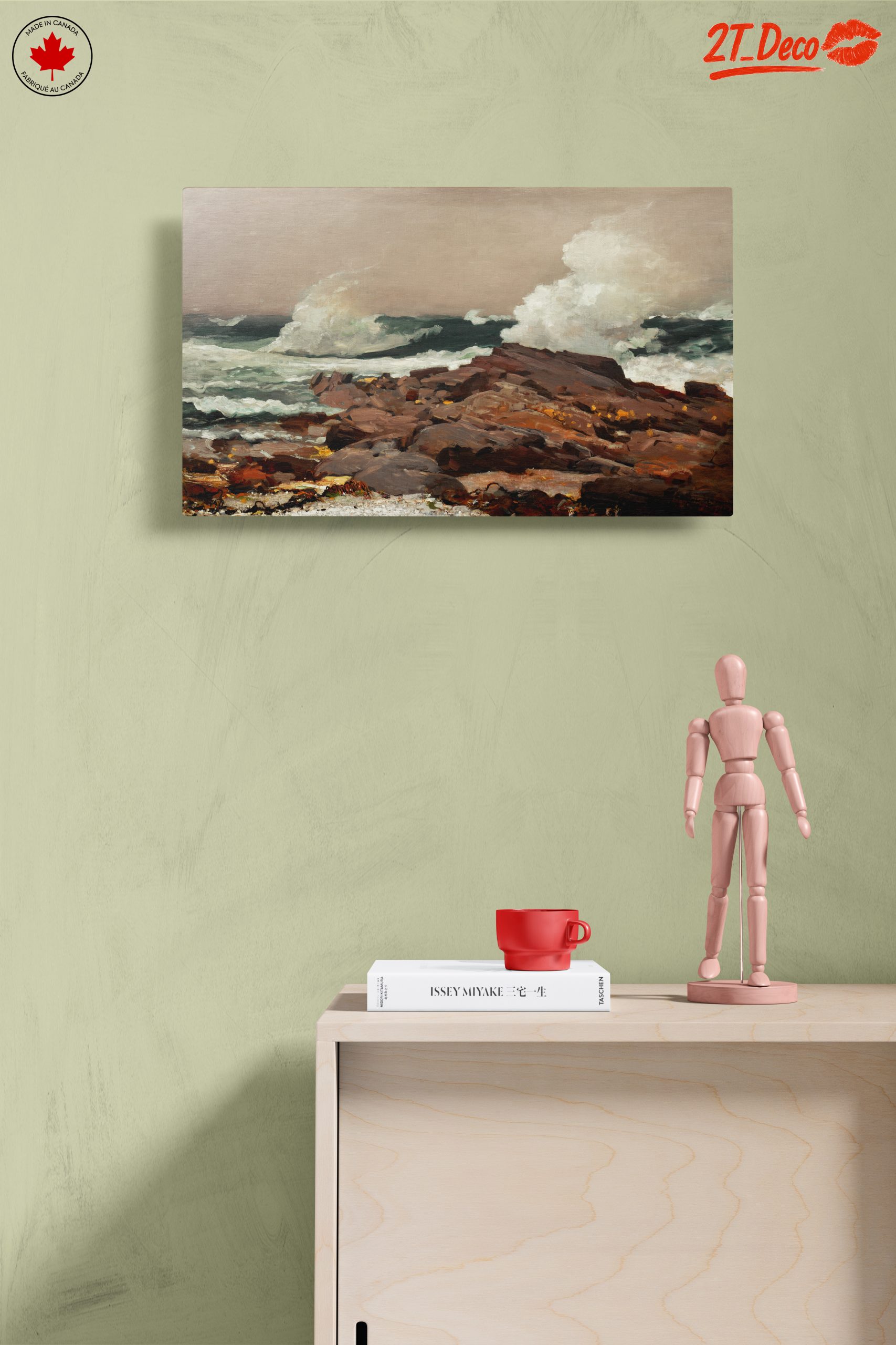 Dynamic Abstract Marine Waves Art - Image 14