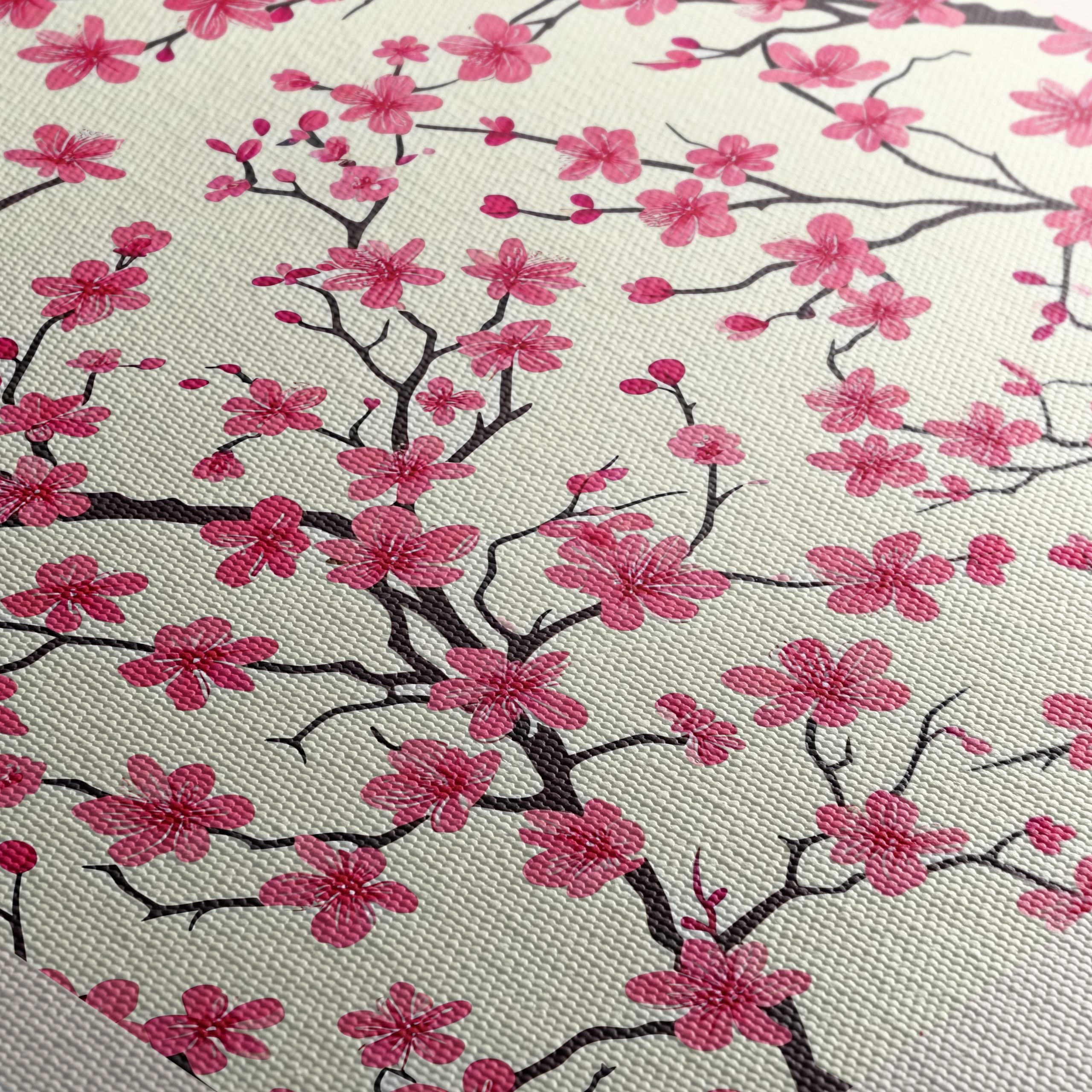 Flower Market Artwork Featuring Cherry Blossoms - Image 5