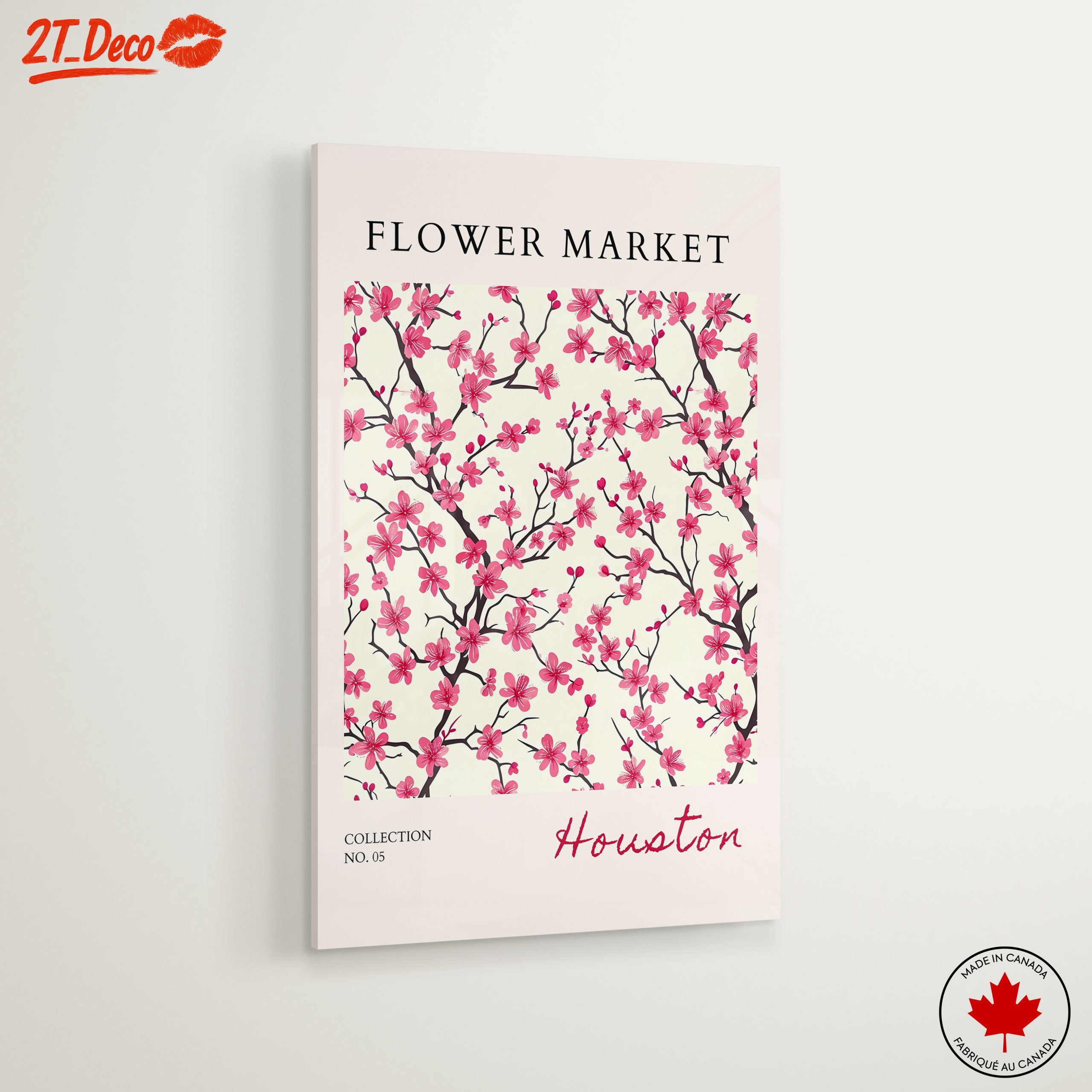 Flower Market Artwork Featuring Cherry Blossoms - Image 6