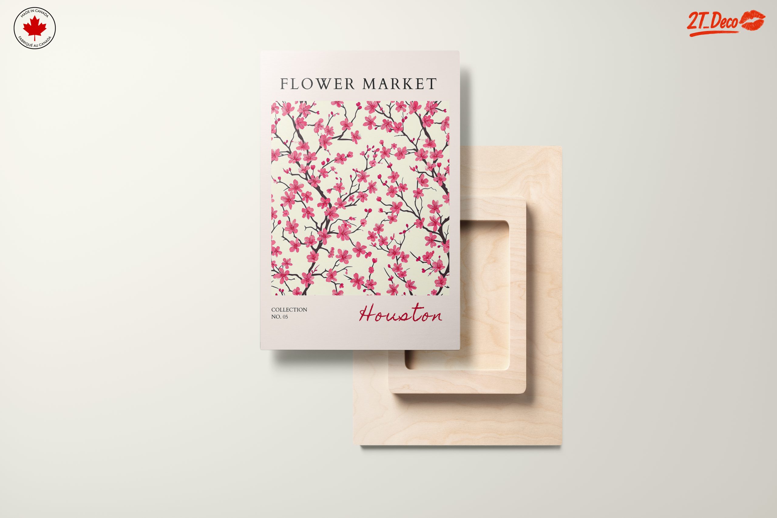 Flower Market Artwork Featuring Cherry Blossoms - Image 11