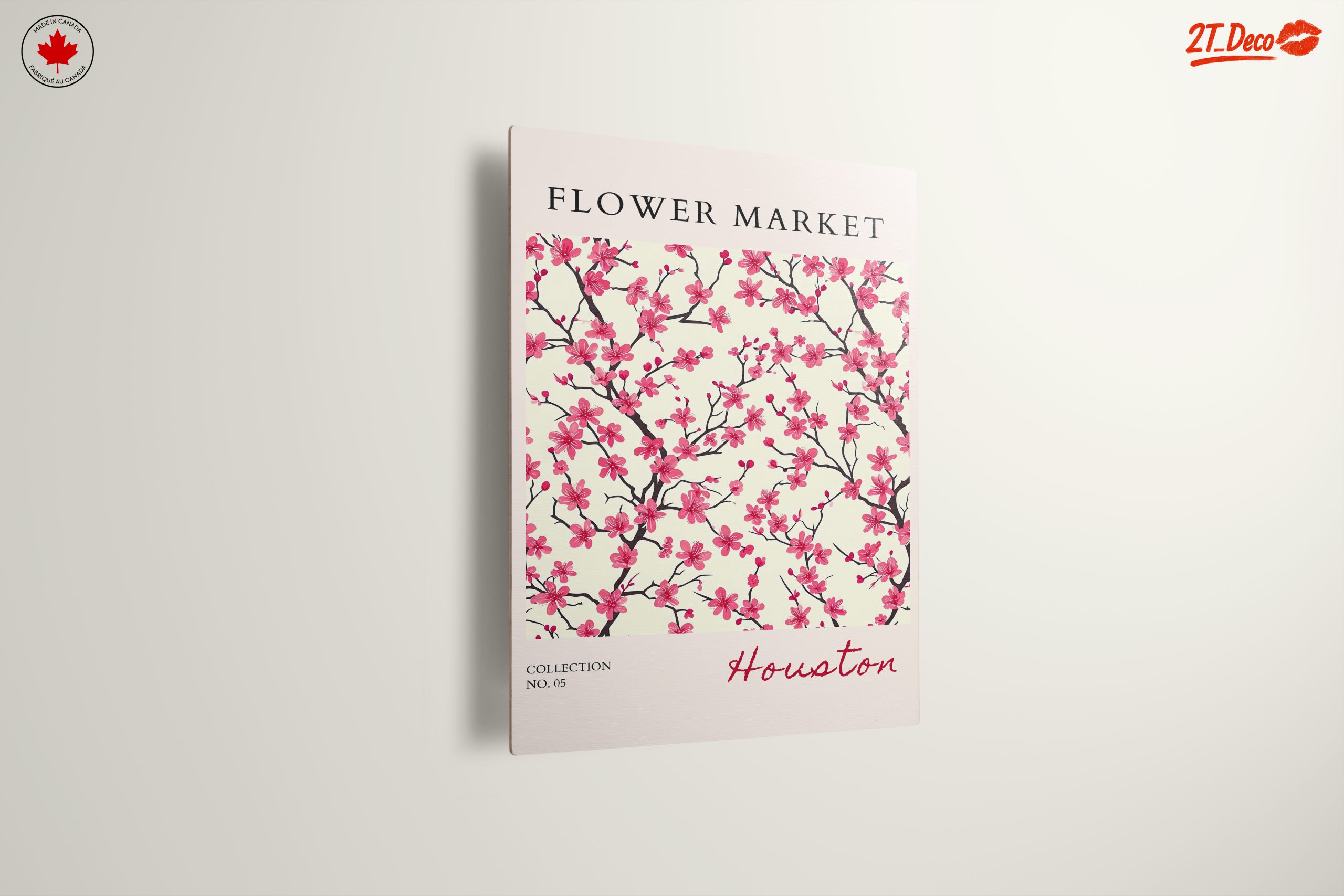 Flower Market Artwork Featuring Cherry Blossoms - Image 13