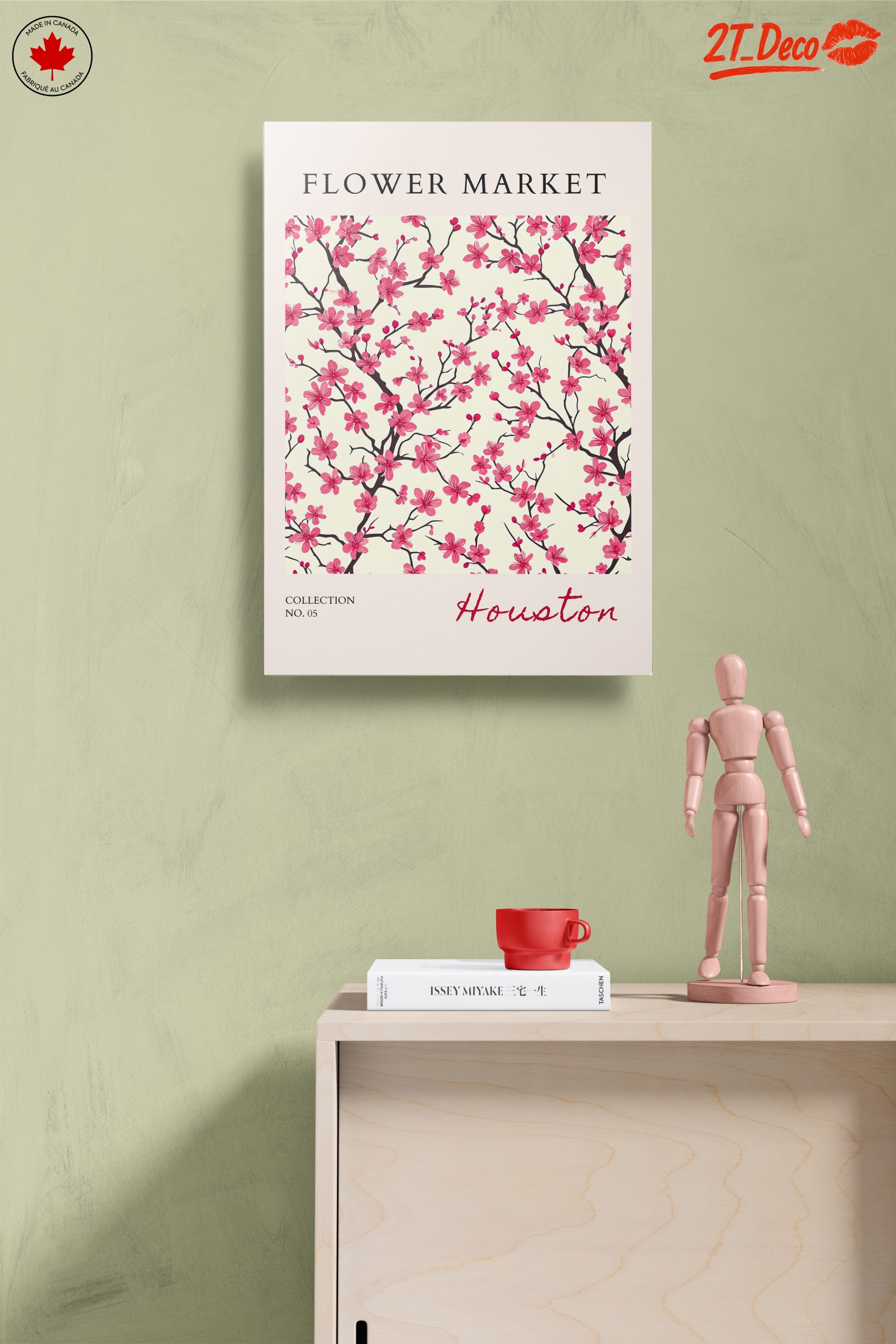 Flower Market Artwork Featuring Cherry Blossoms - Image 14