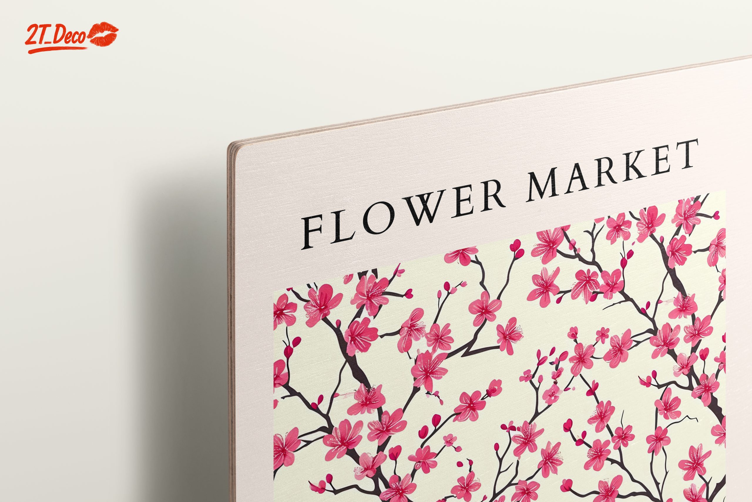 Flower Market Artwork Featuring Cherry Blossoms - Image 15
