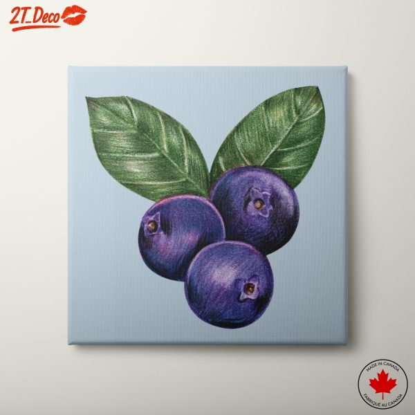 Blueberries Abstract Food Art