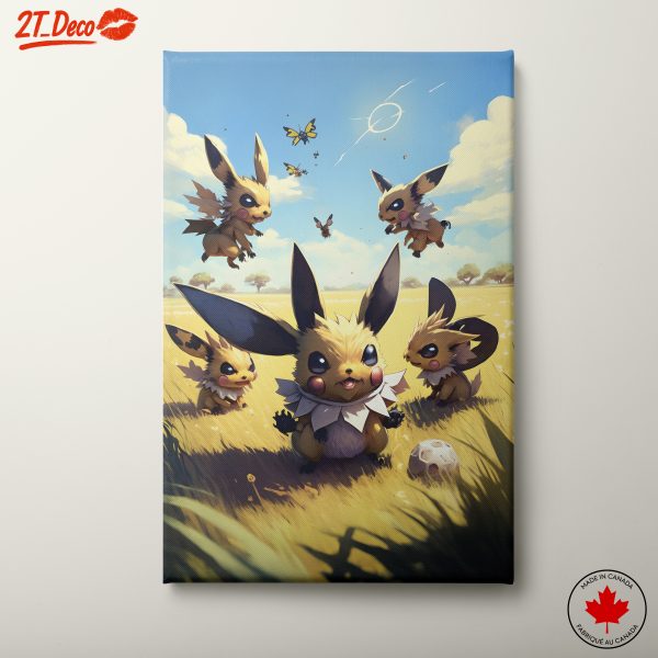 Playful Animated Characters in a Sunny Field
