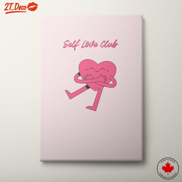 Self Love Club Cute Character Art