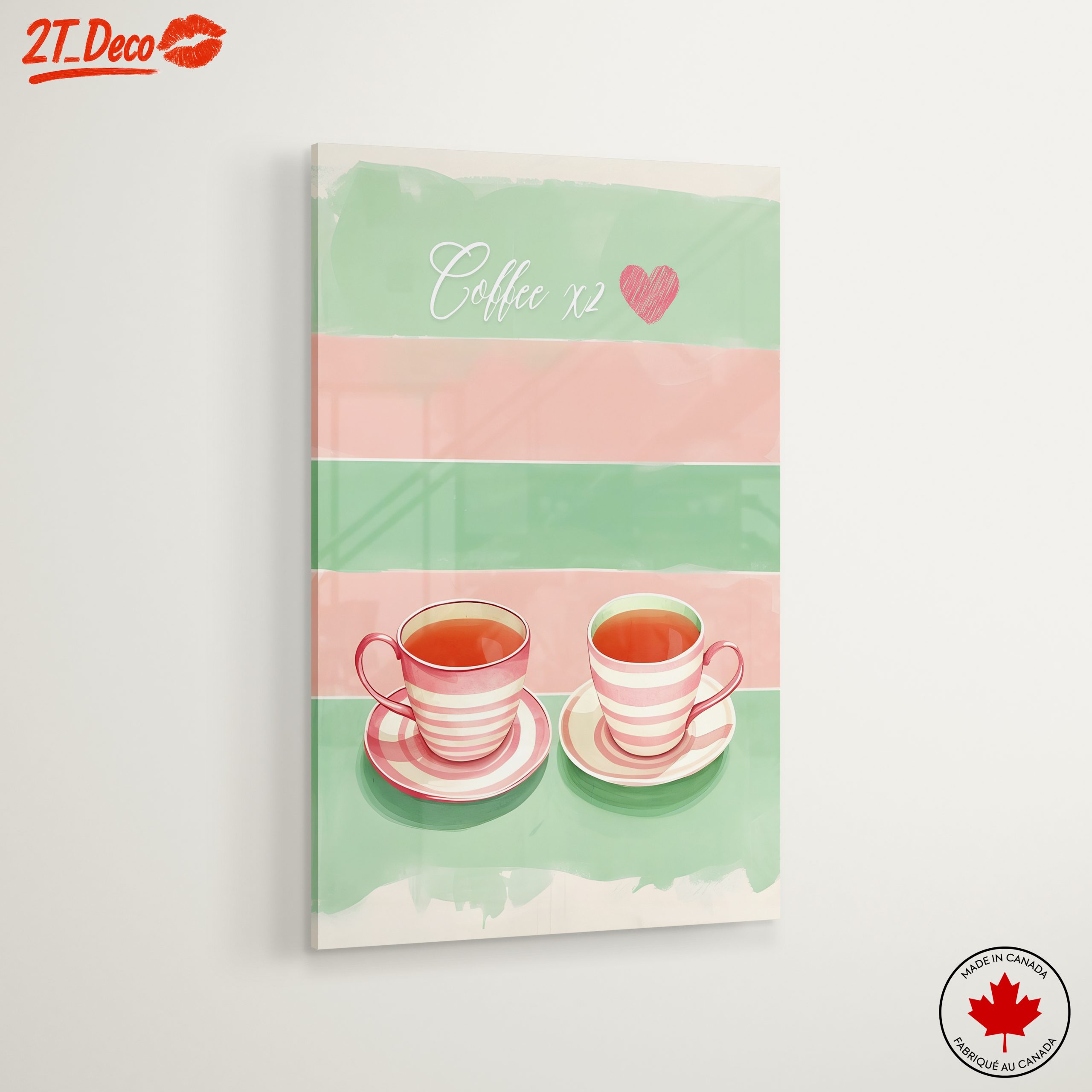 Charming Coffee Cups Artwork - Image 6