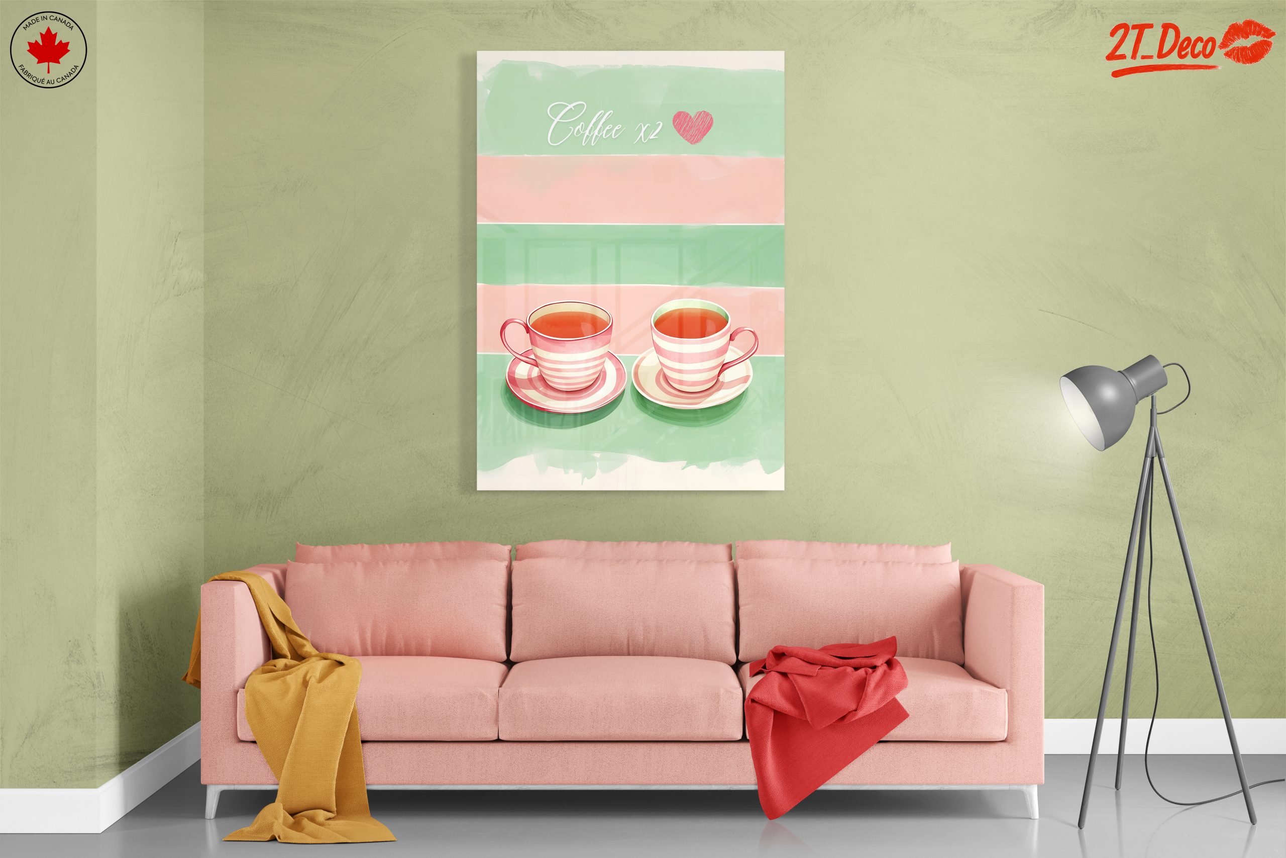 Charming Coffee Cups Artwork - Image 7