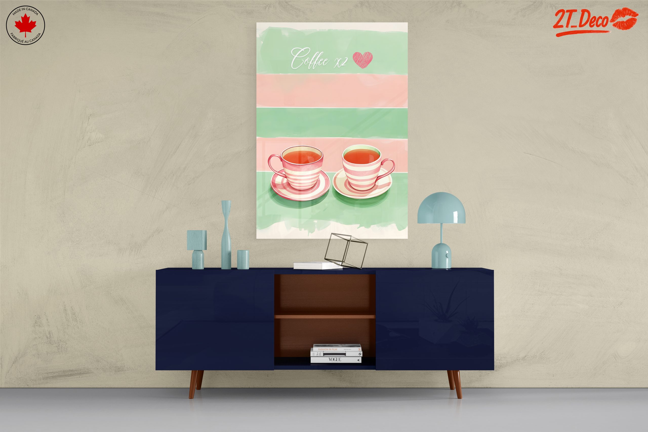 Charming Coffee Cups Artwork - Image 8
