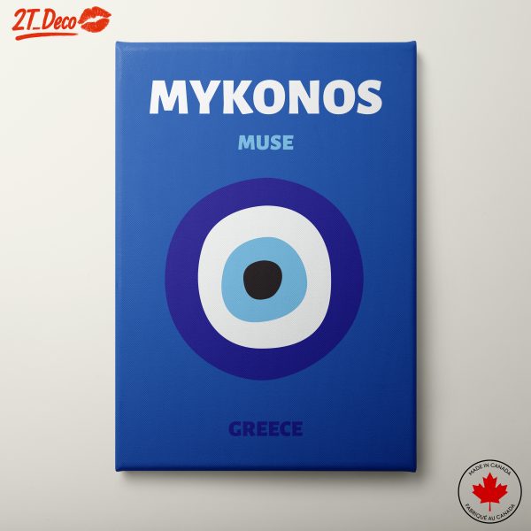 Mykonos Muse Artwork Inspired by Greek Culture