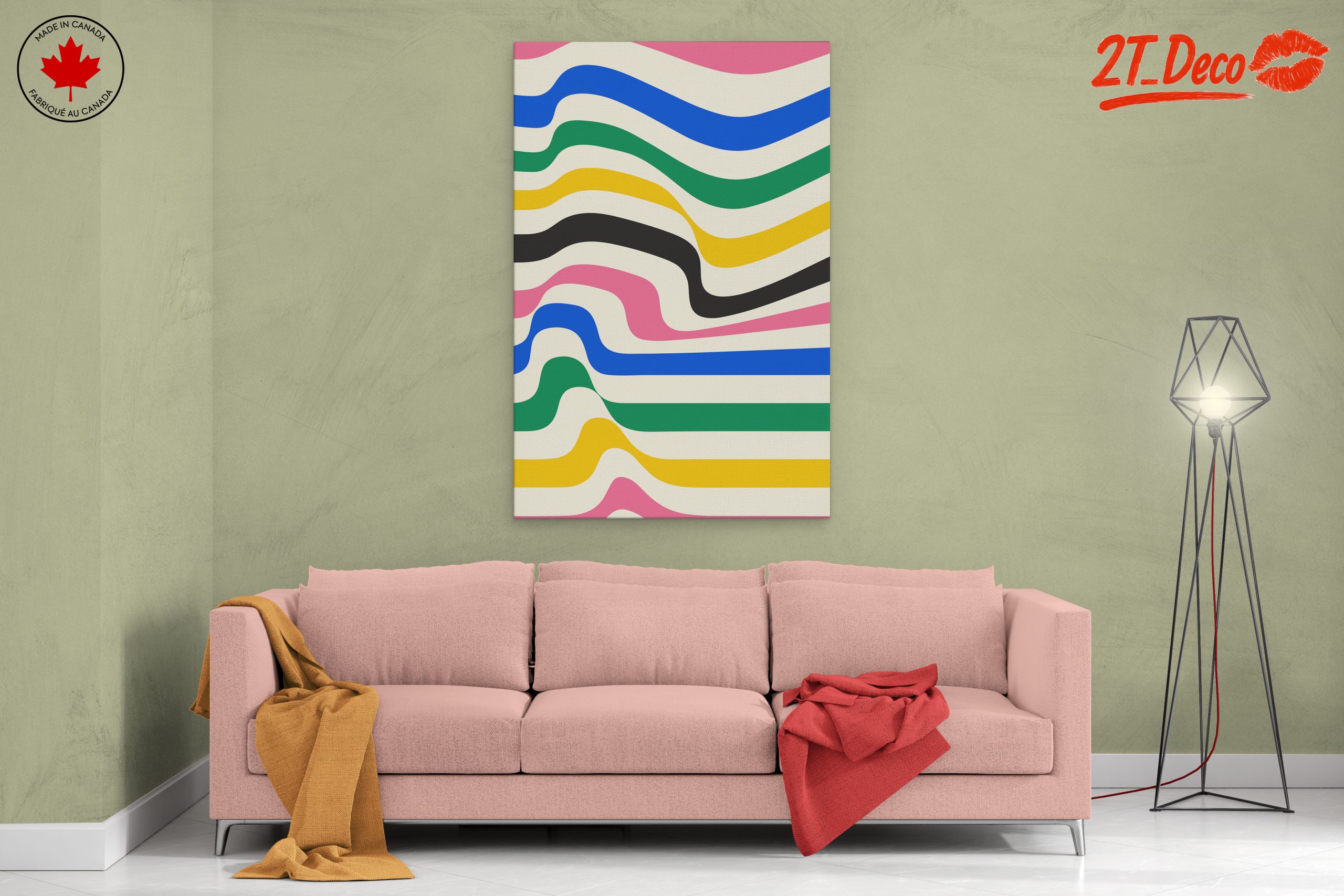 Vibrant Colorful Abstract Waves - Image 2