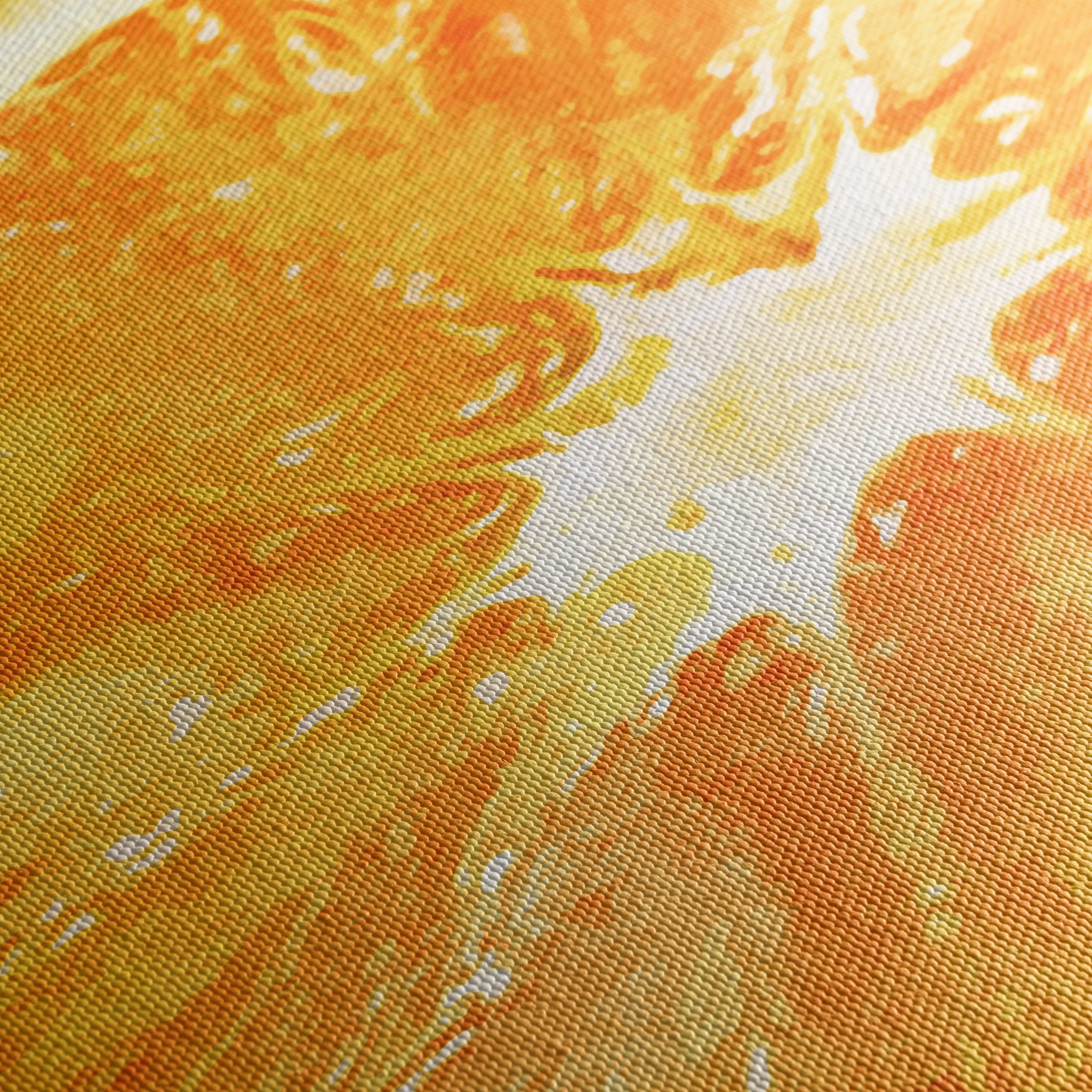 Vibrant Abstract Orange Slice Art 2 - Image 5