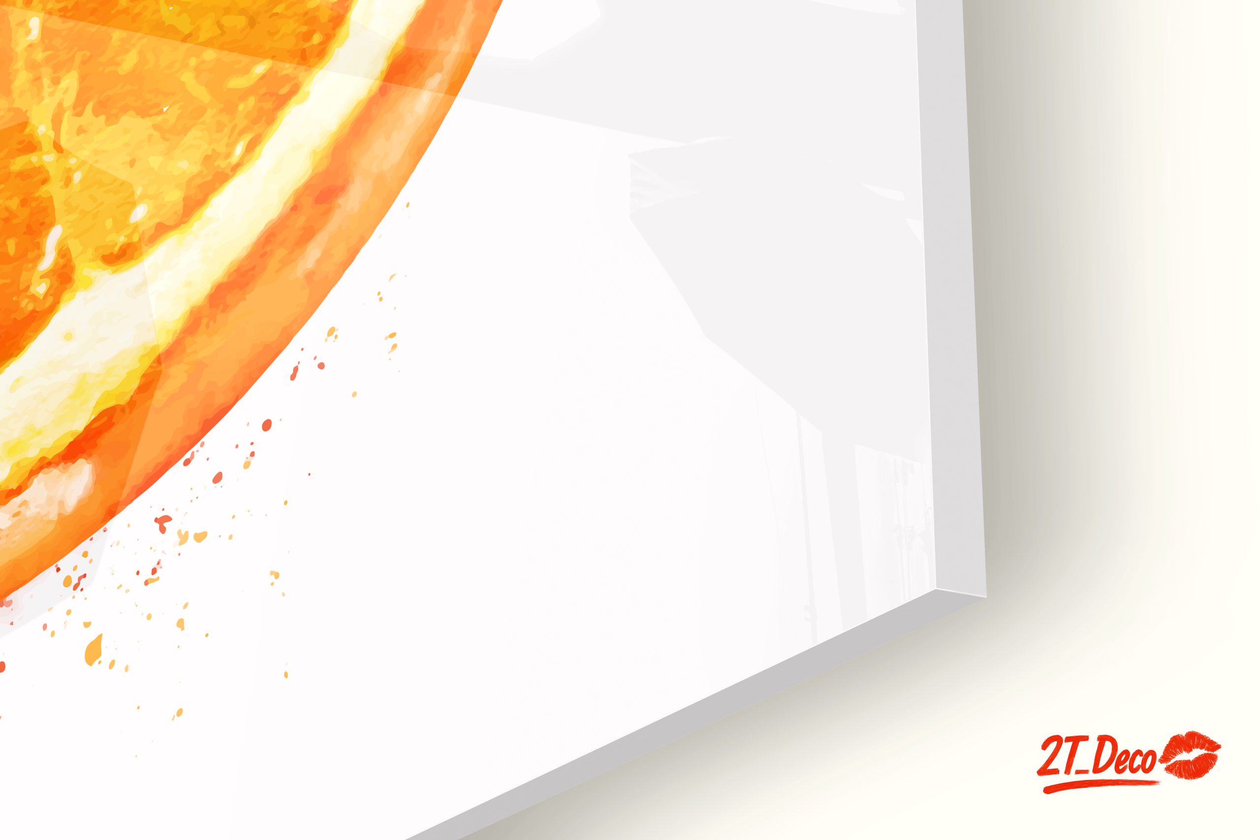 Vibrant Abstract Orange Slice Art 2 - Image 9