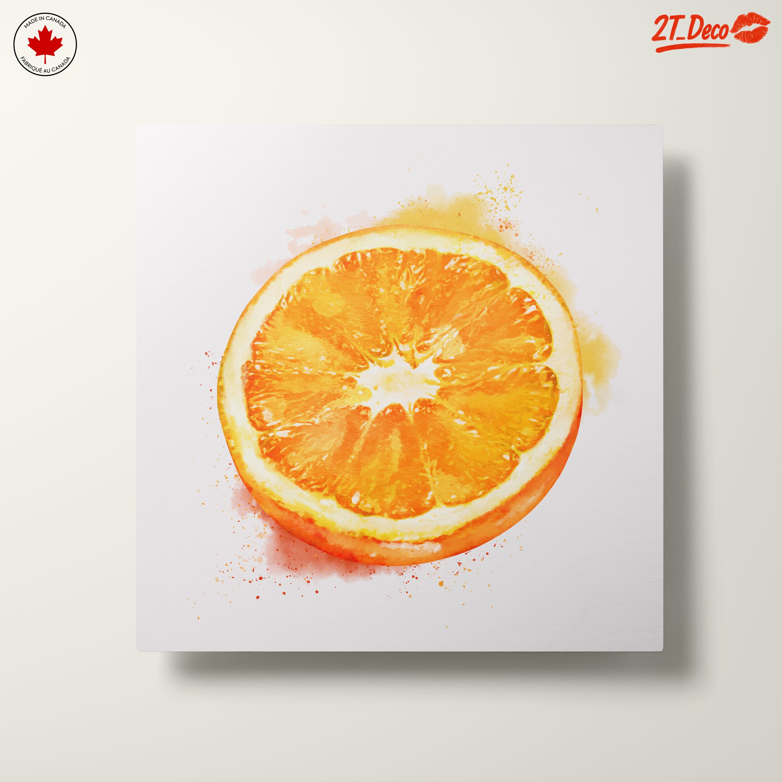 Vibrant Abstract Orange Slice Art 2 - Image 10
