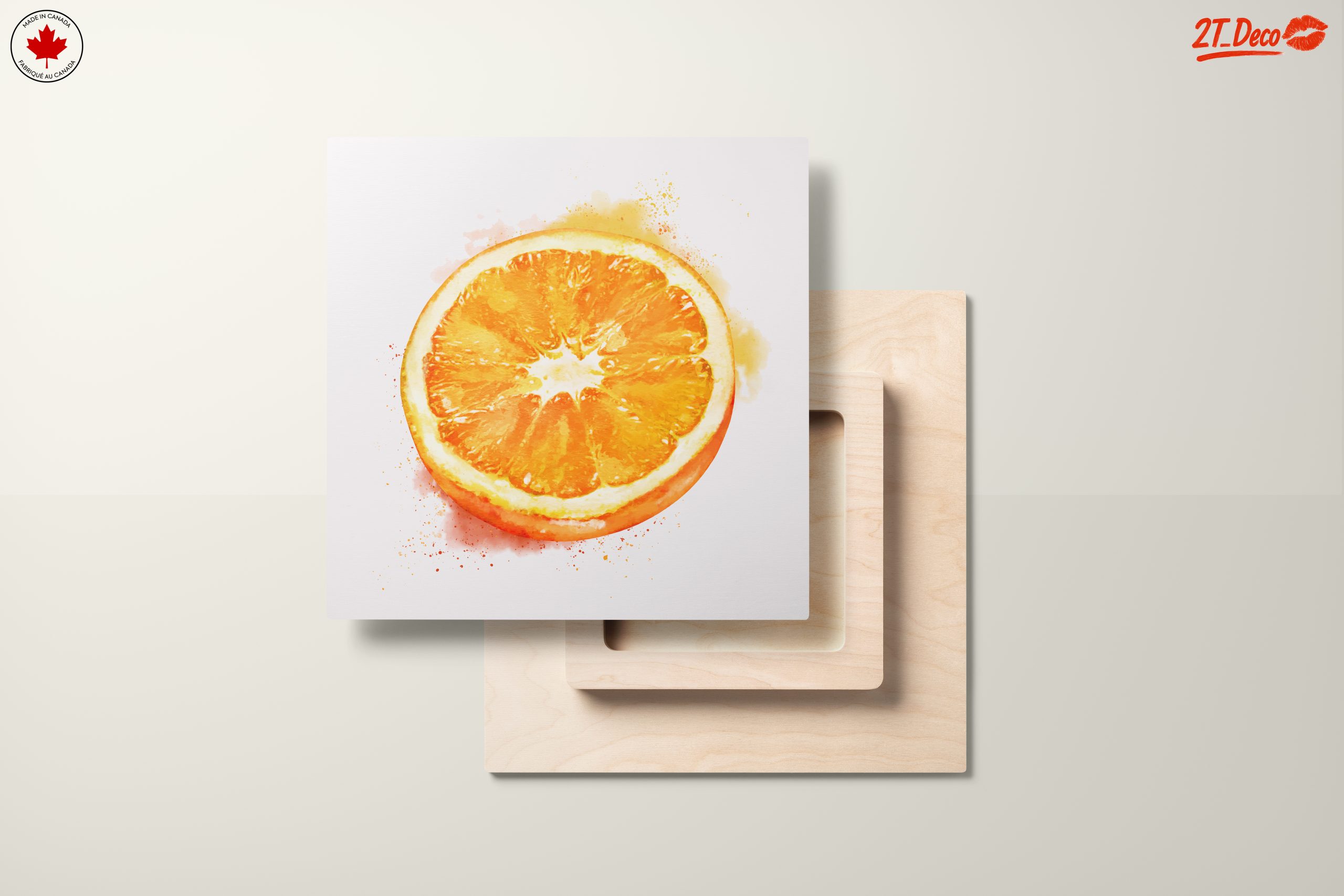 Vibrant Abstract Orange Slice Art 2 - Image 11