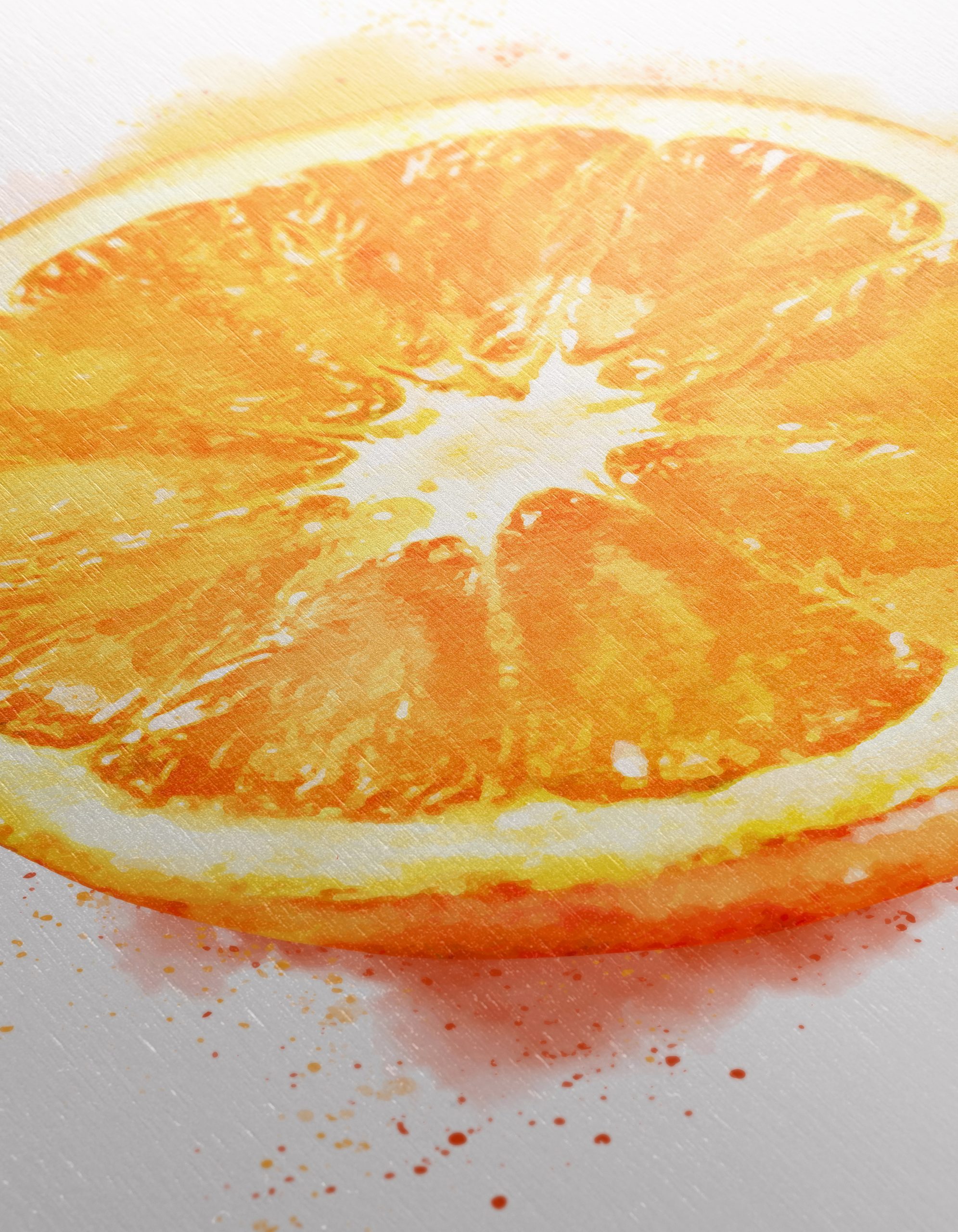 Vibrant Abstract Orange Slice Art 2 - Image 12