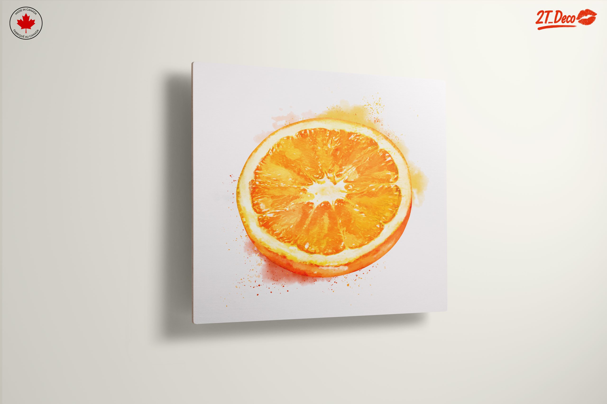 Vibrant Abstract Orange Slice Art 2 - Image 13