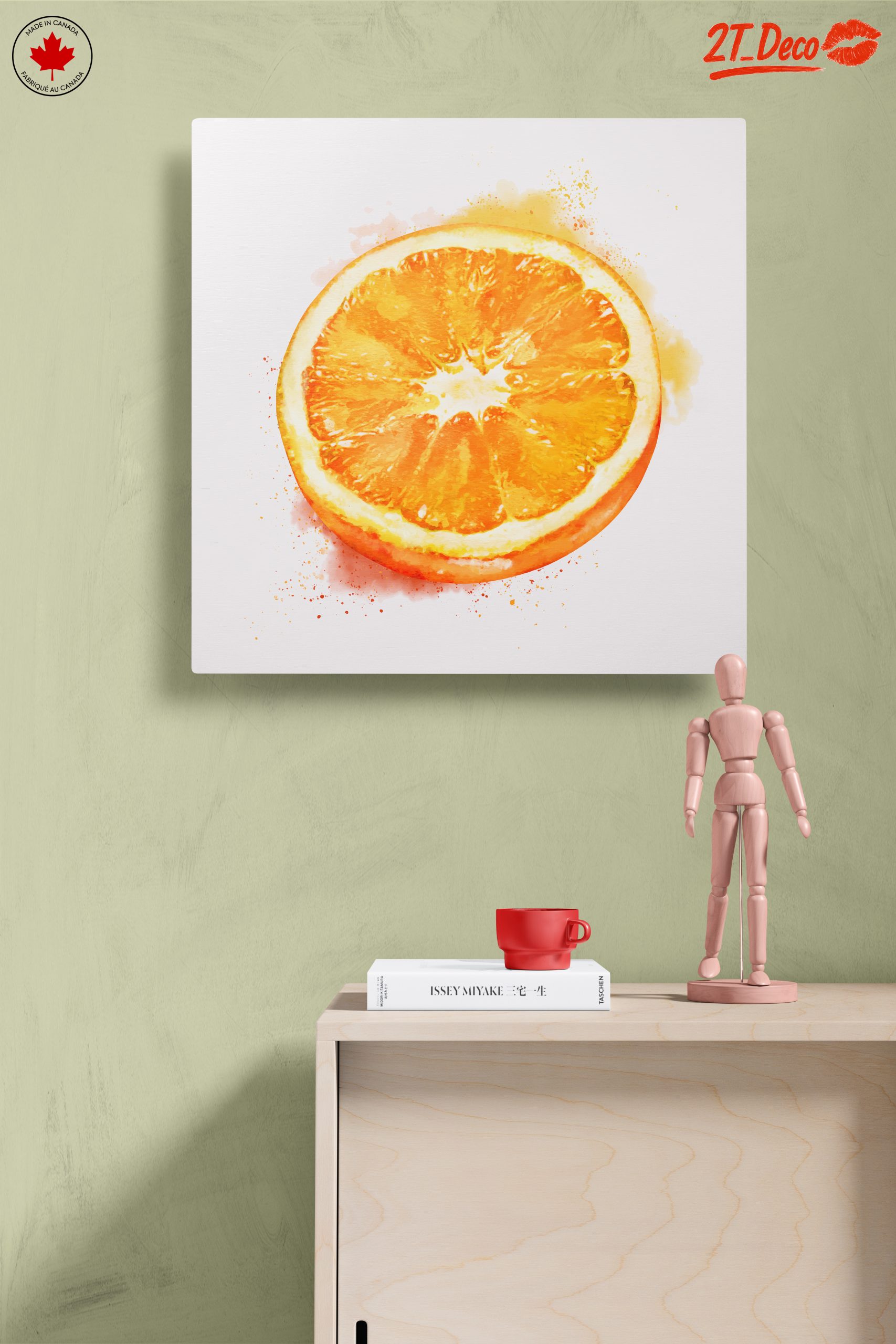 Vibrant Abstract Orange Slice Art 2 - Image 14