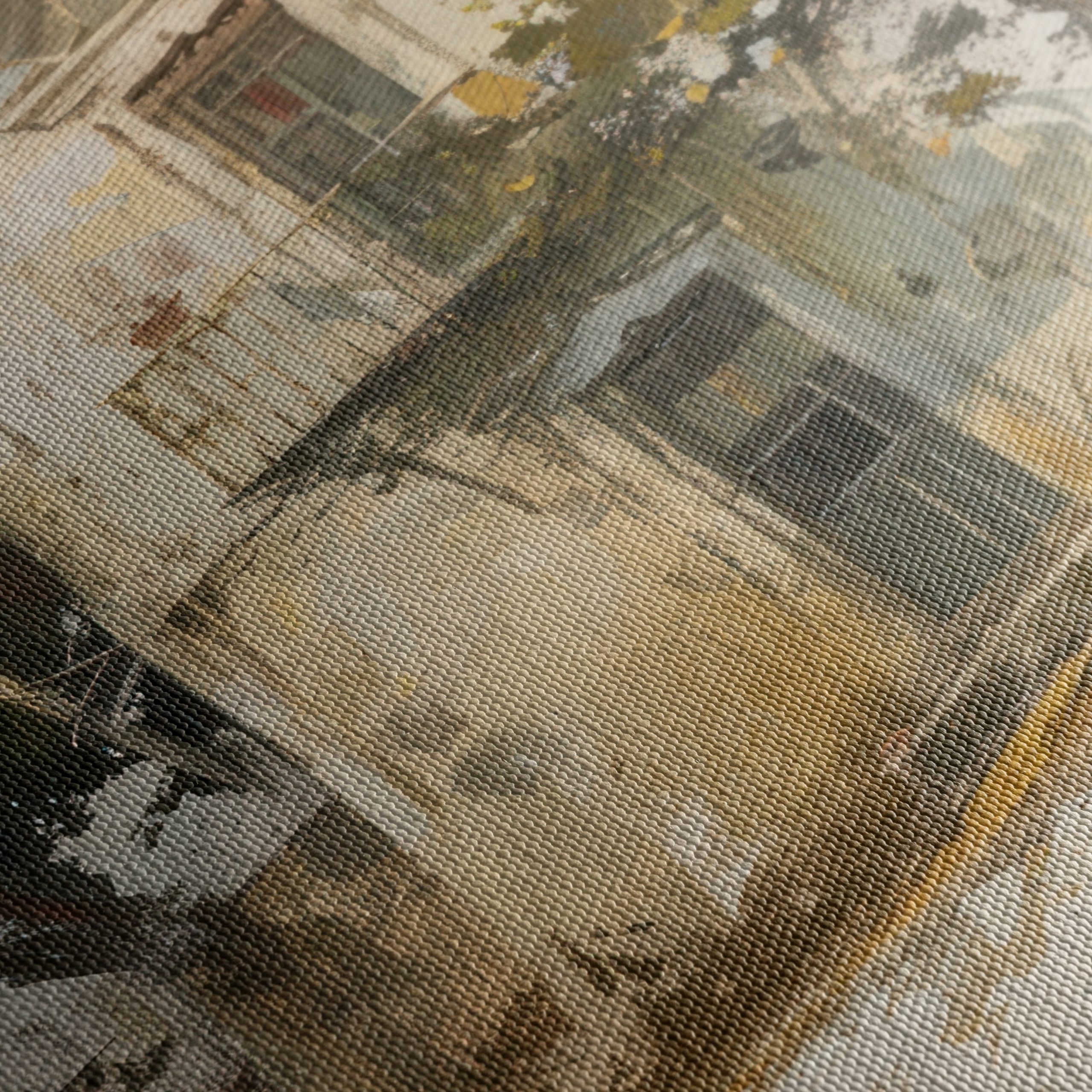 Charming Urban Landscape House Painting - Image 5