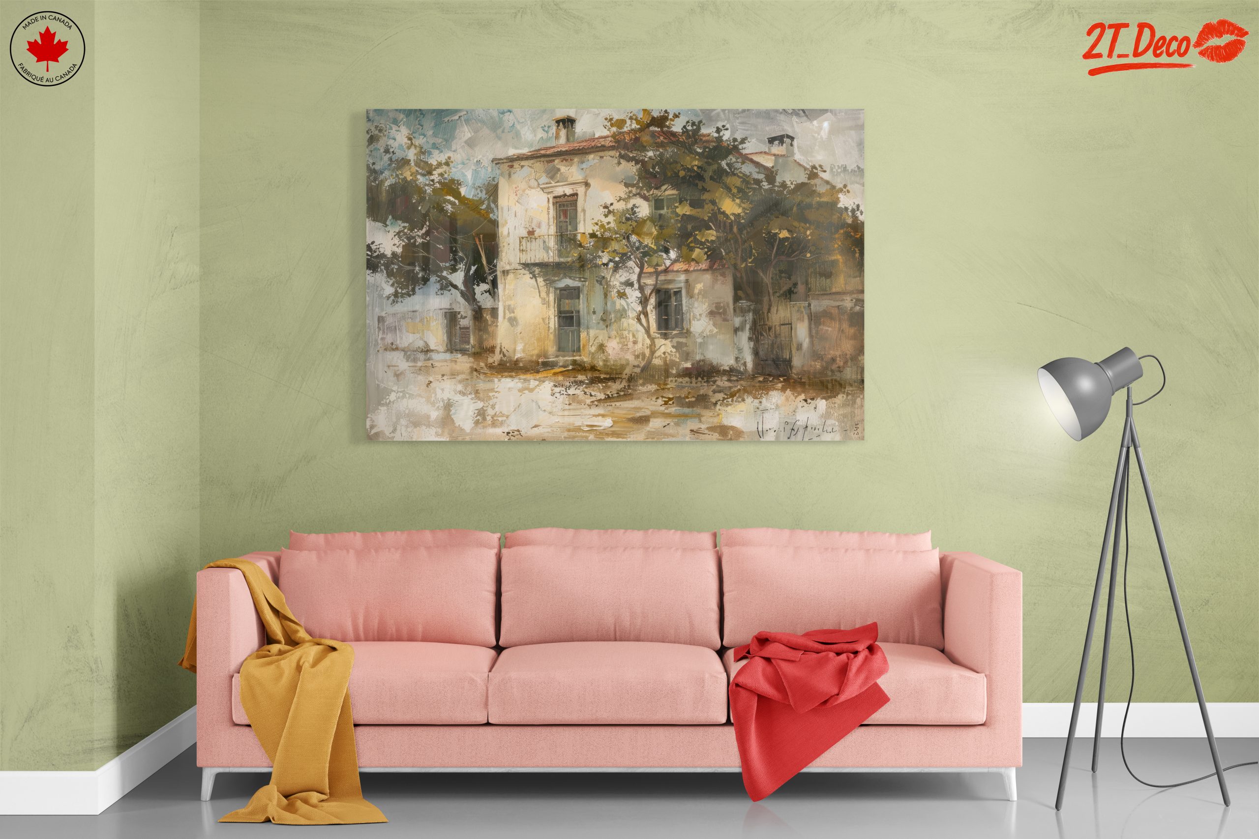Charming Urban Landscape House Painting - Image 7
