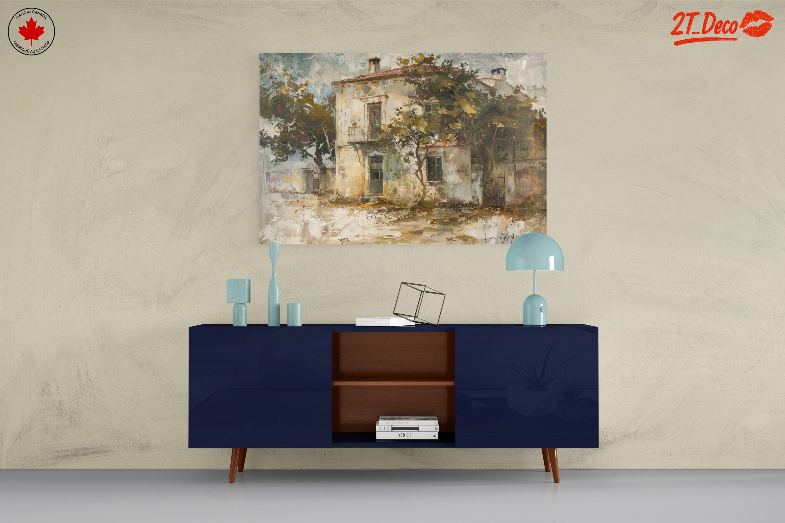 Charming Urban Landscape House Painting - Image 8