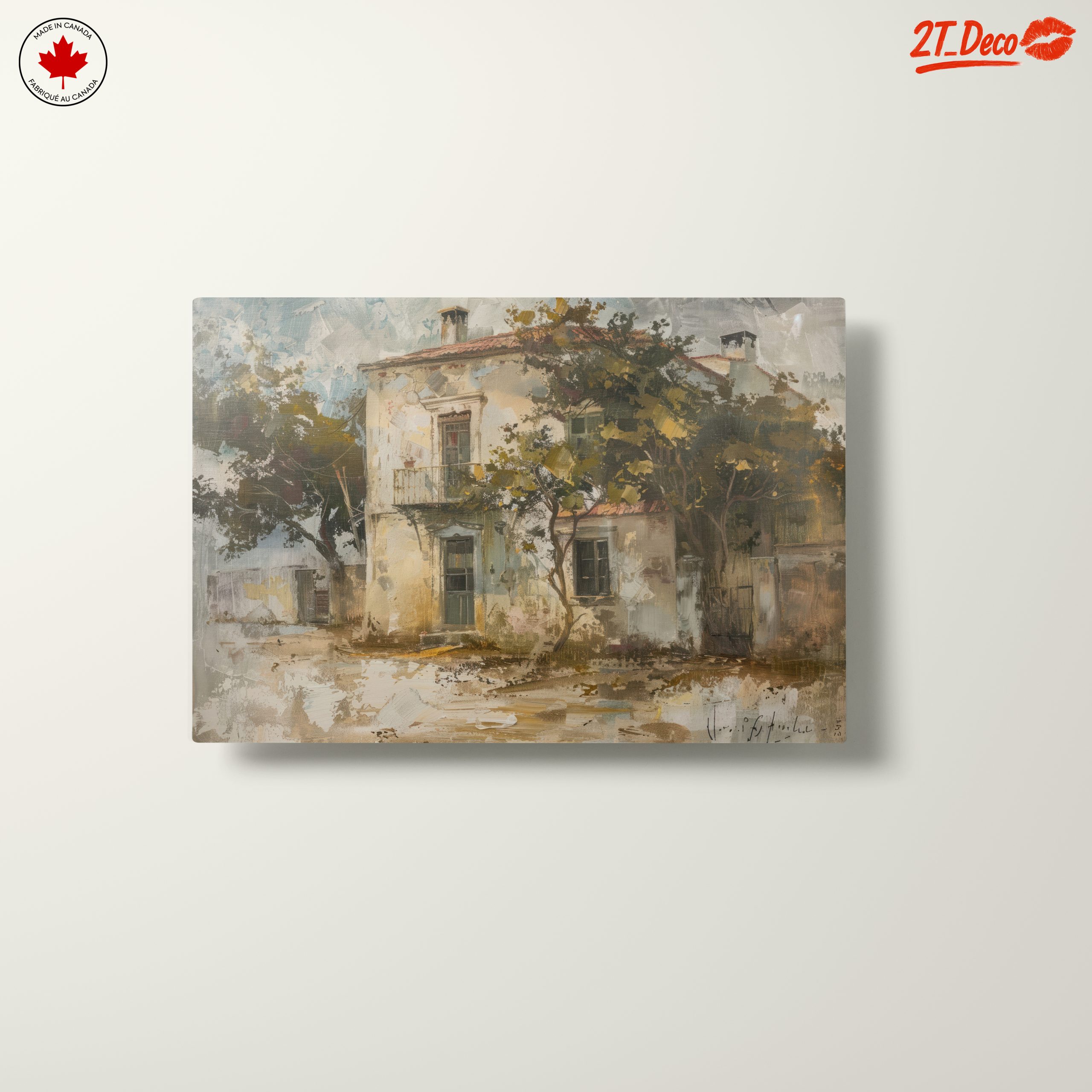 Charming Urban Landscape House Painting - Image 10