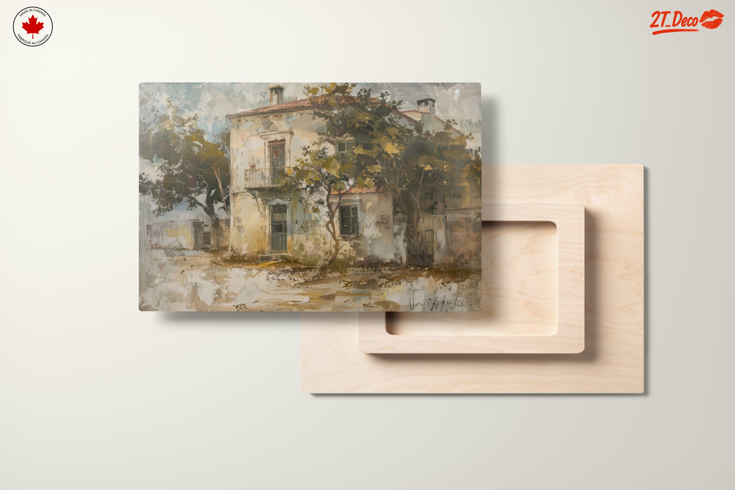 Charming Urban Landscape House Painting - Image 11