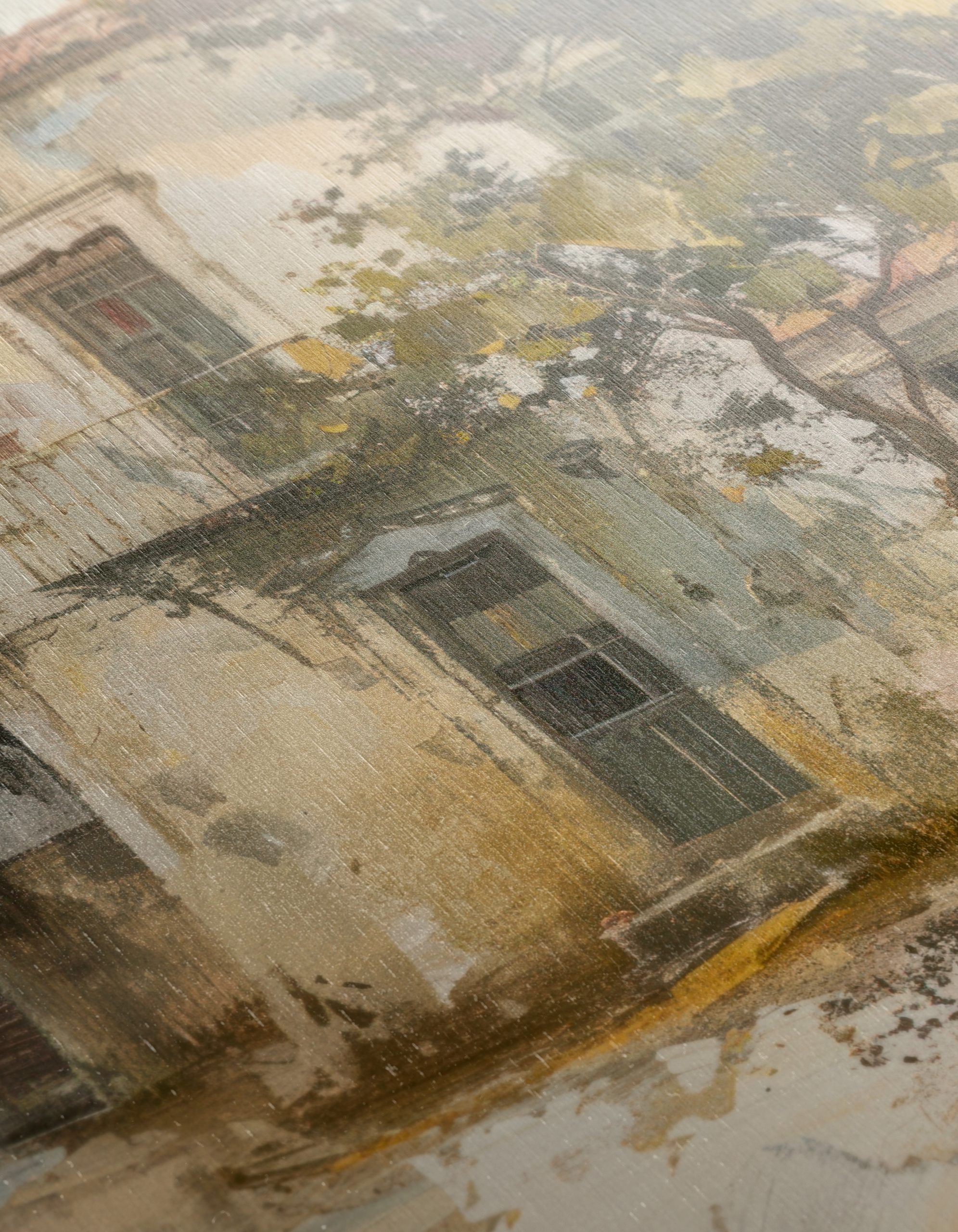 Charming Urban Landscape House Painting - Image 12