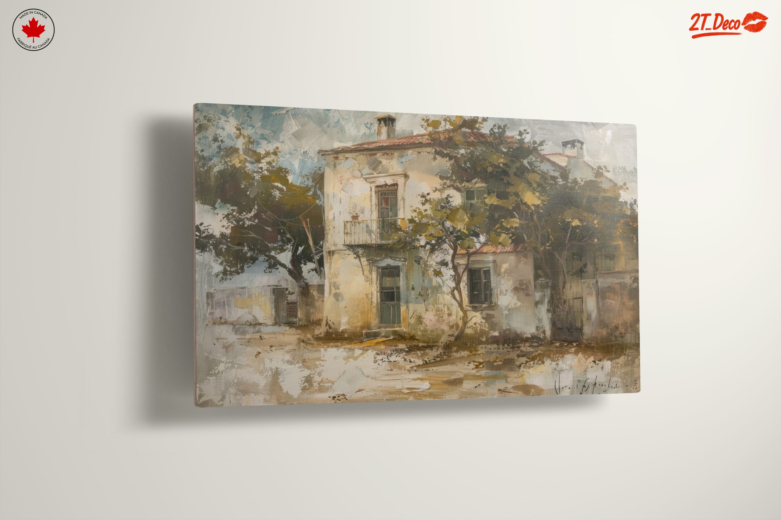 Charming Urban Landscape House Painting - Image 13