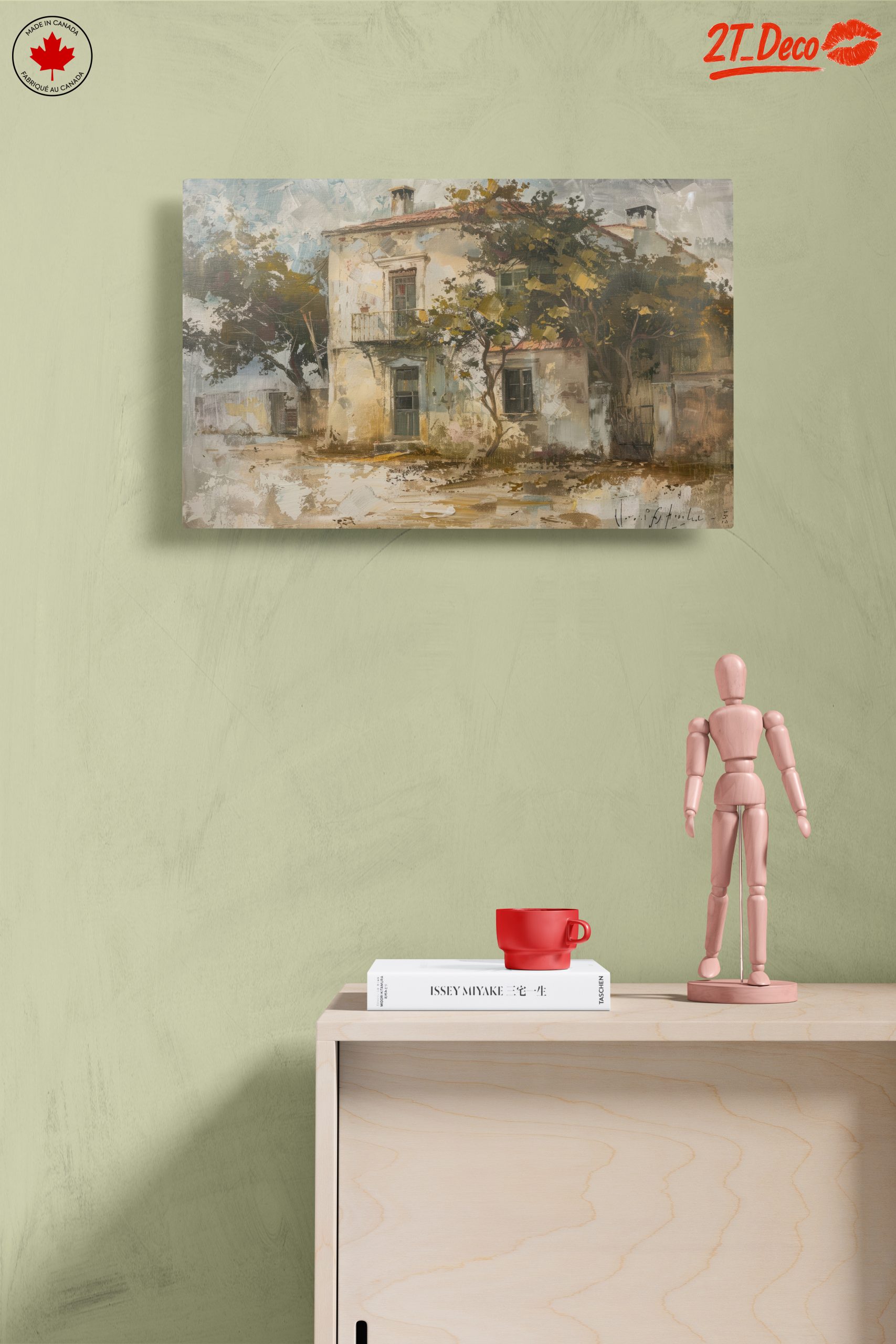 Charming Urban Landscape House Painting - Image 14