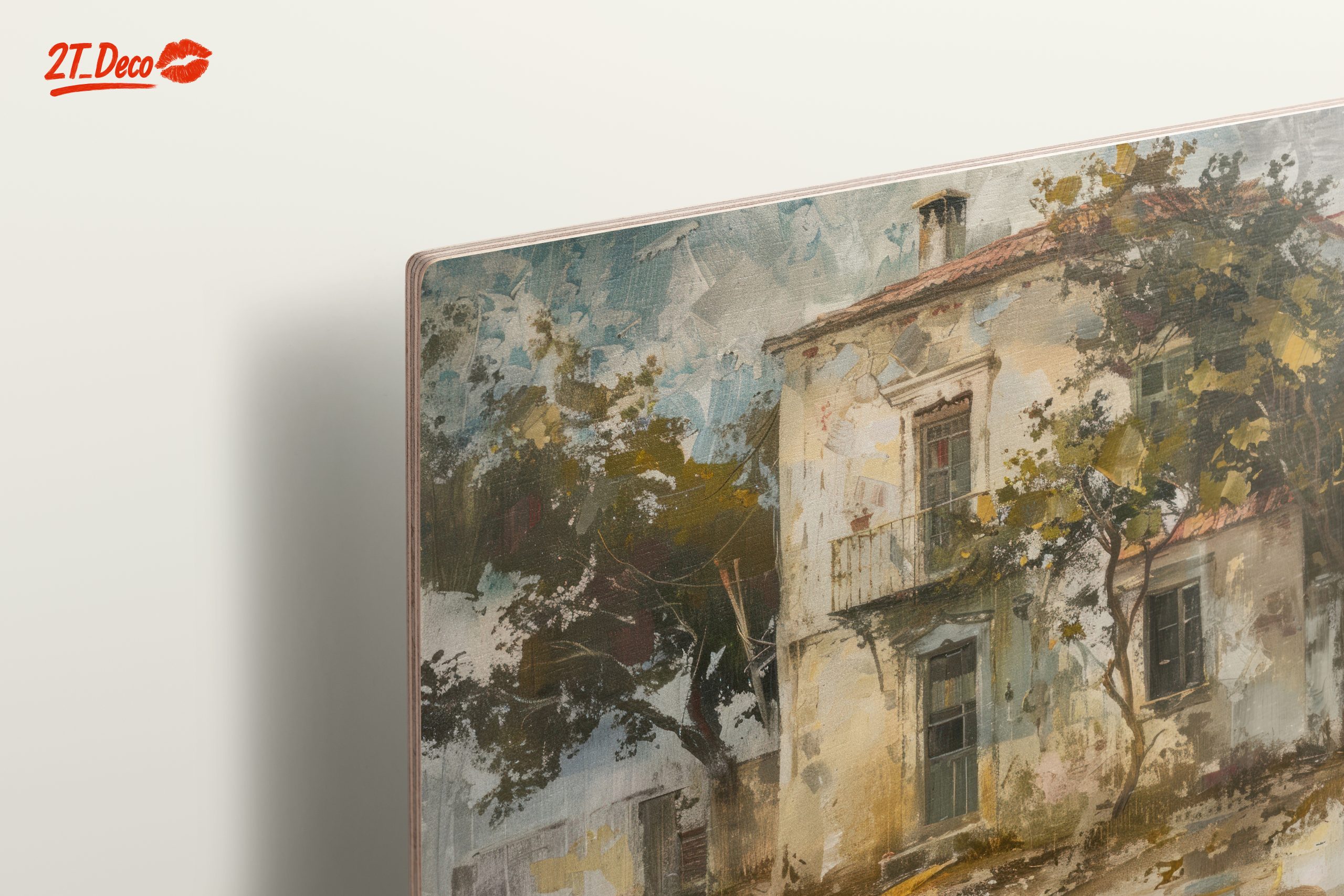 Charming Urban Landscape House Painting - Image 15
