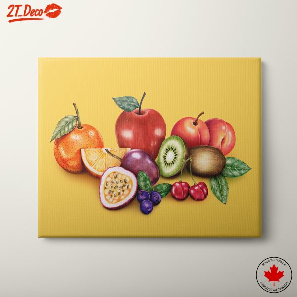 Vibrant Abstract Food Art Composition