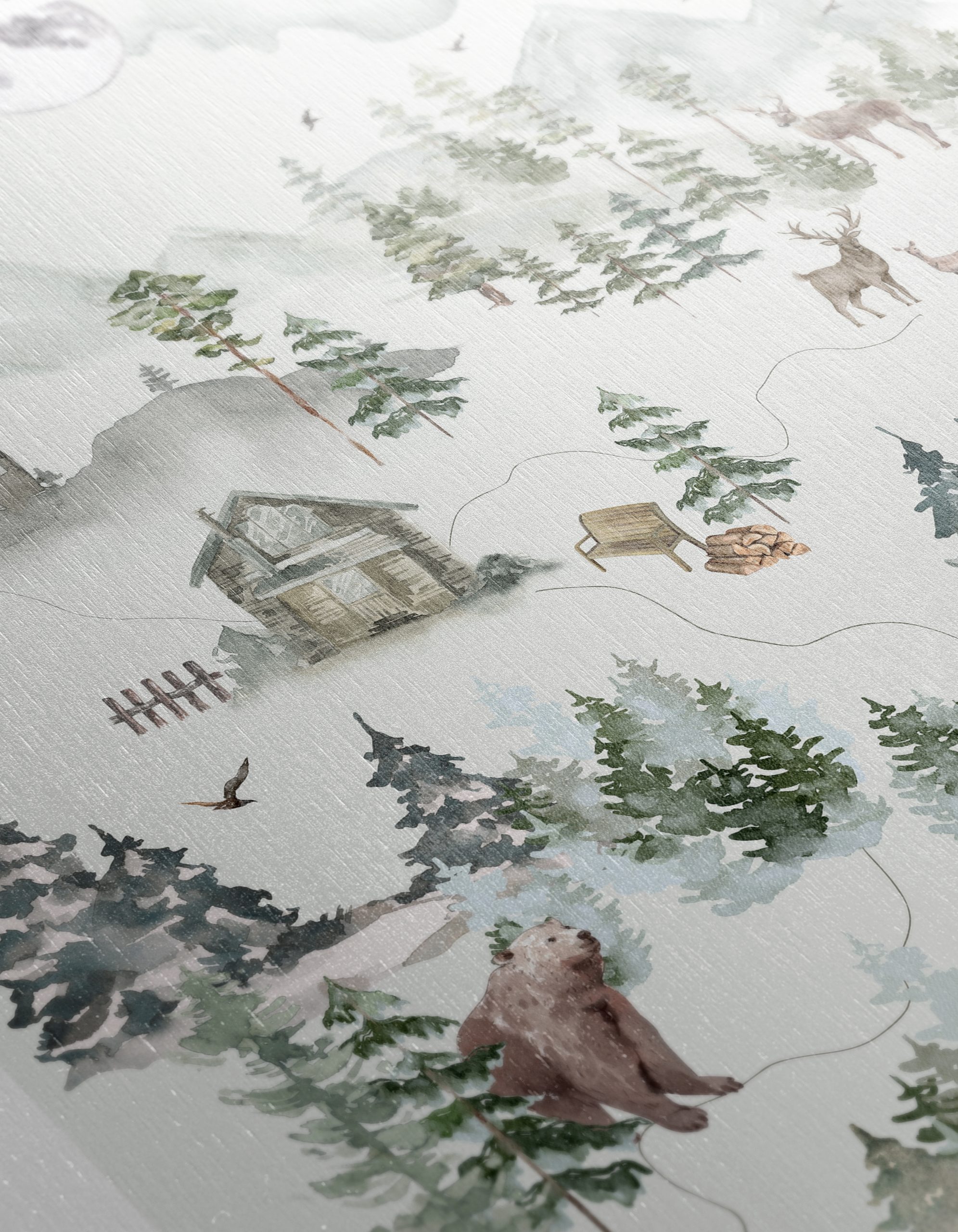Whimsical Woodland Map Art - Image 12