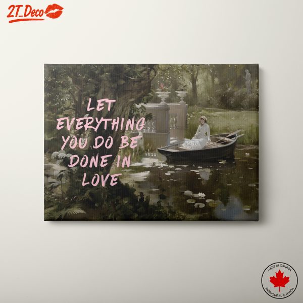 Inspirational Quote in Serene Landscape Art