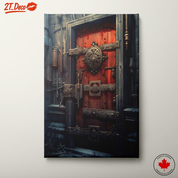 Intricately Designed Fantasy Door Artwork