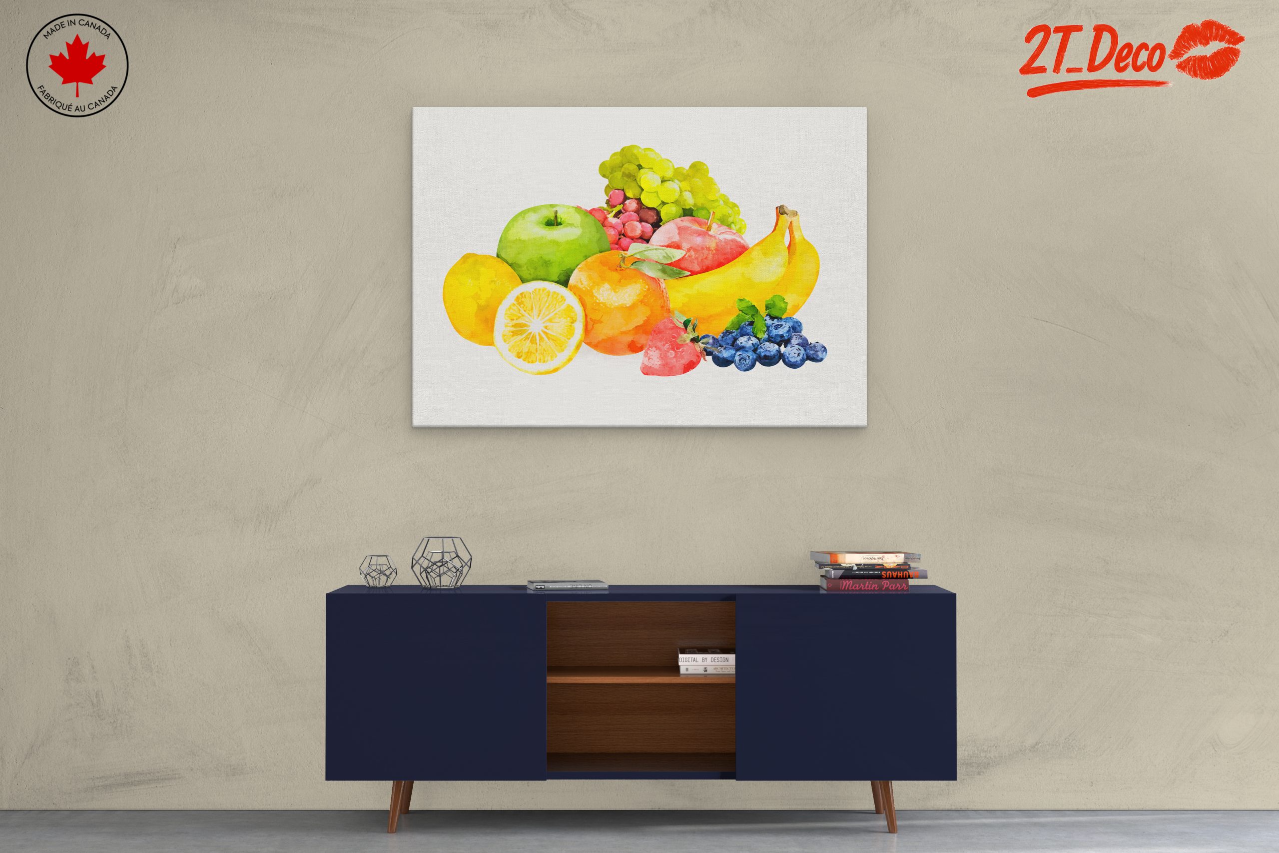 Vibrant Abstract Fruit Illustration - Image 3