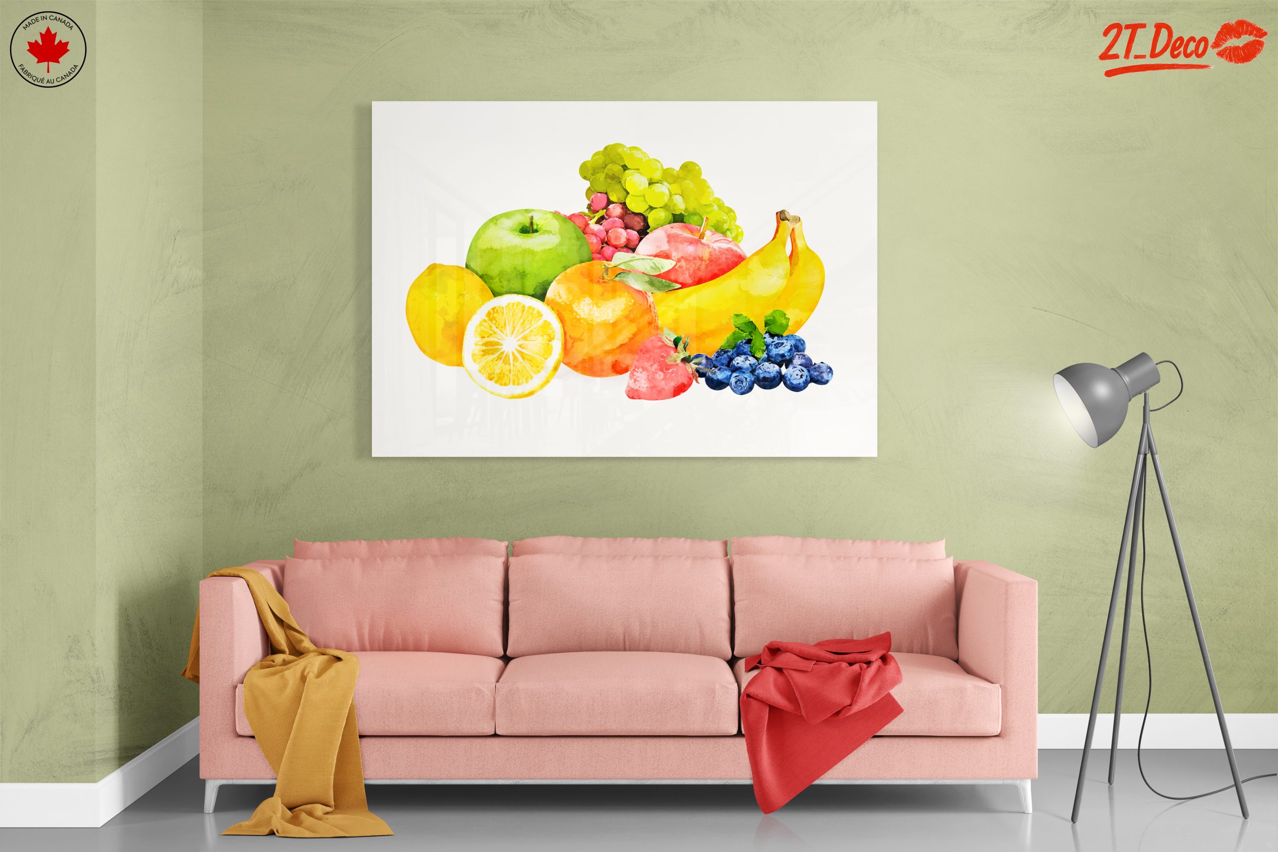 Vibrant Abstract Fruit Illustration - Image 7